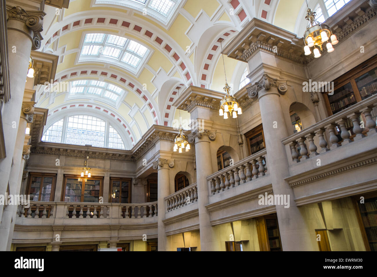 Hornby Reading Room at Award winning Central Library,Liverpool Stock