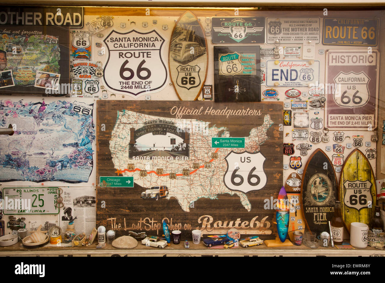 Route 66 memorabilia hi-res stock photography and images - Alamy