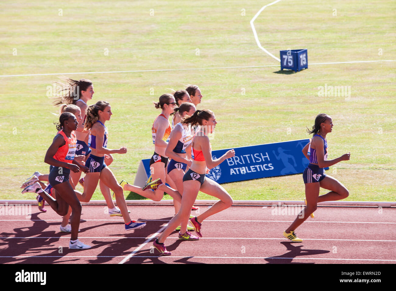 Diamond League meeting. British Athletics, Alexander Stadium,Birmingham,England Stock Photo