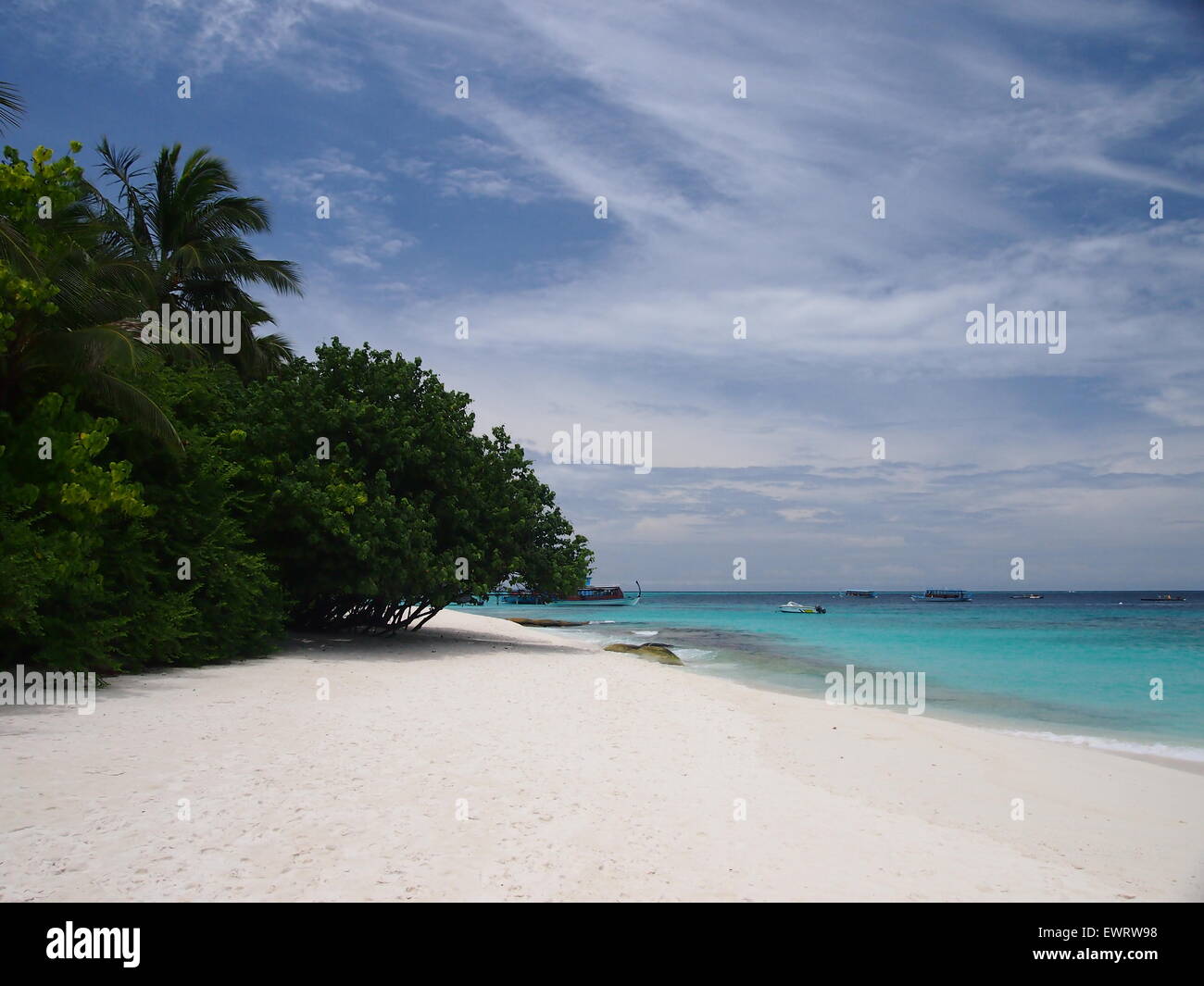 Tropical paradise beach hi-res stock photography and images - Alamy