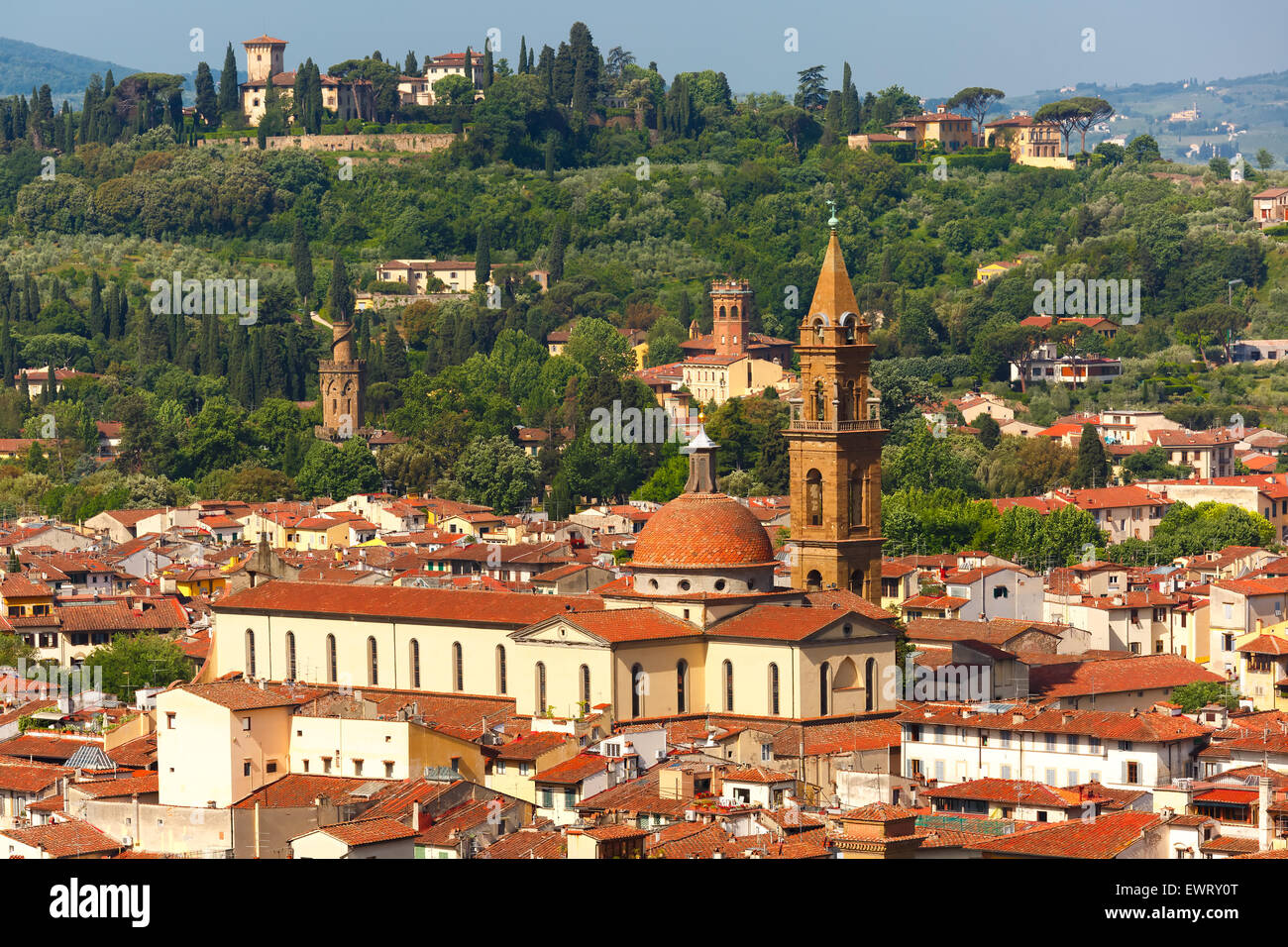 Oltrarno and Santo Spirito in Florence, Italy Stock Photo