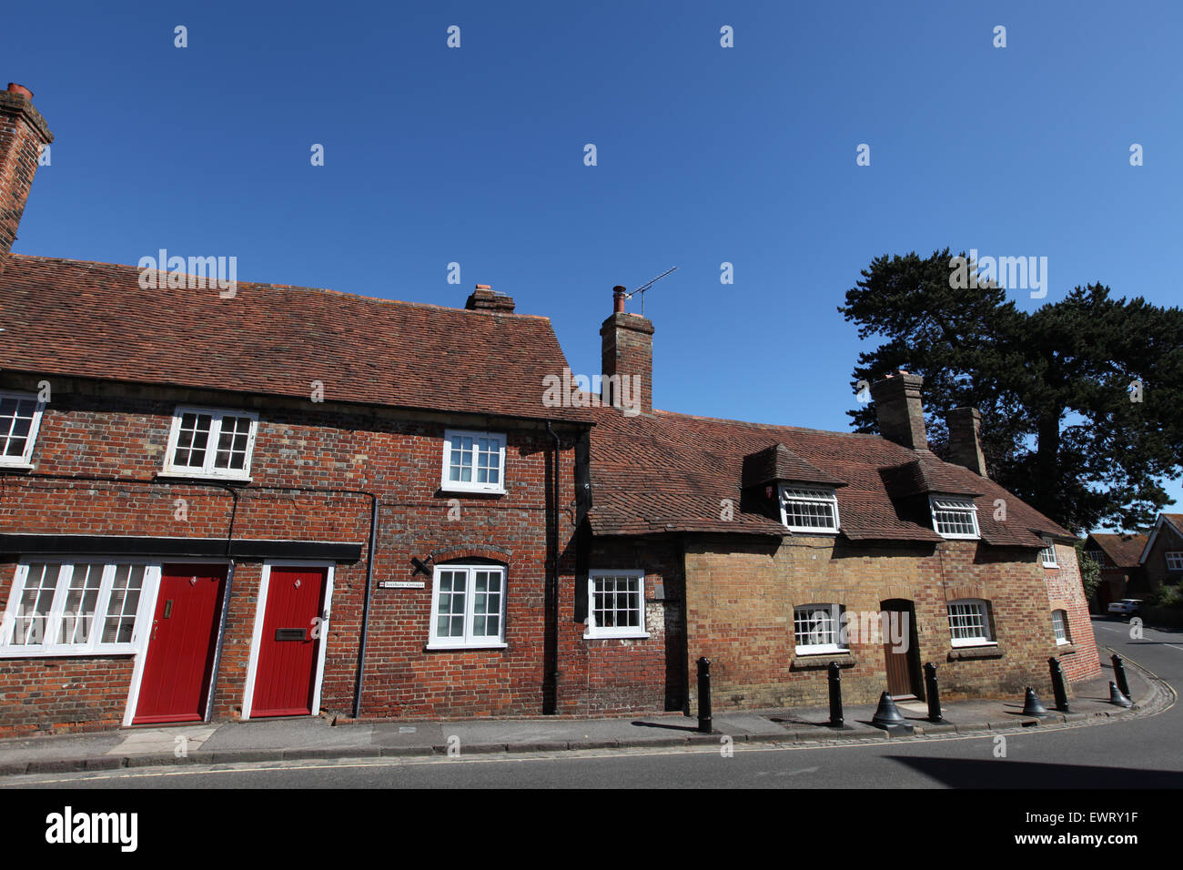 Tradition houses in Beaulieu Village in the New Forest Hampshire Stock Photo