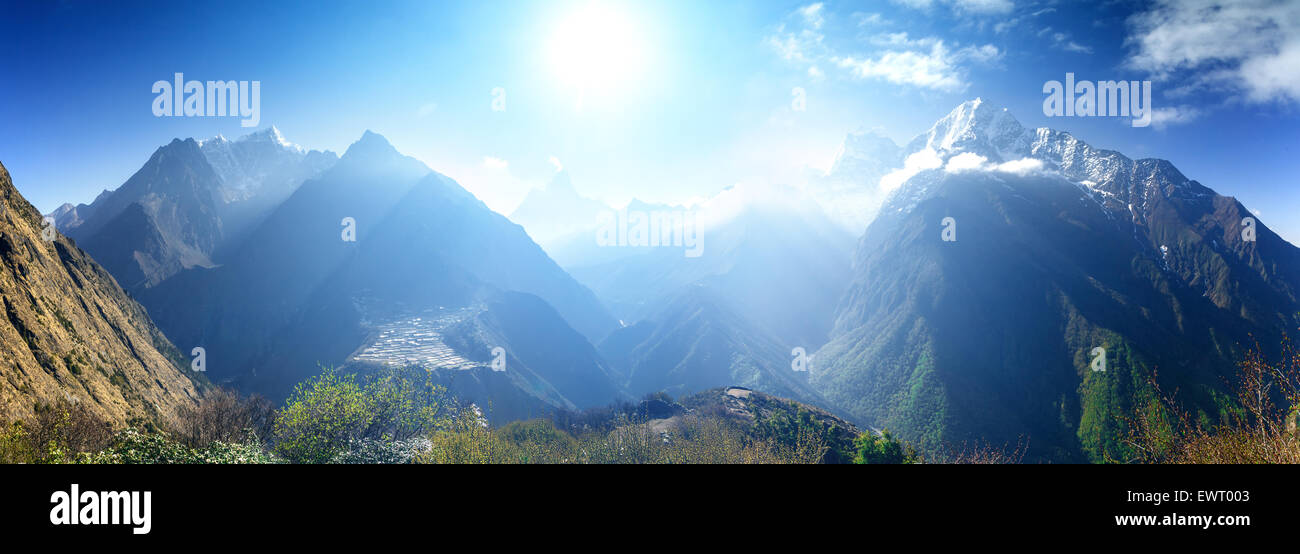 Beautiful mountain landscape Stock Photo