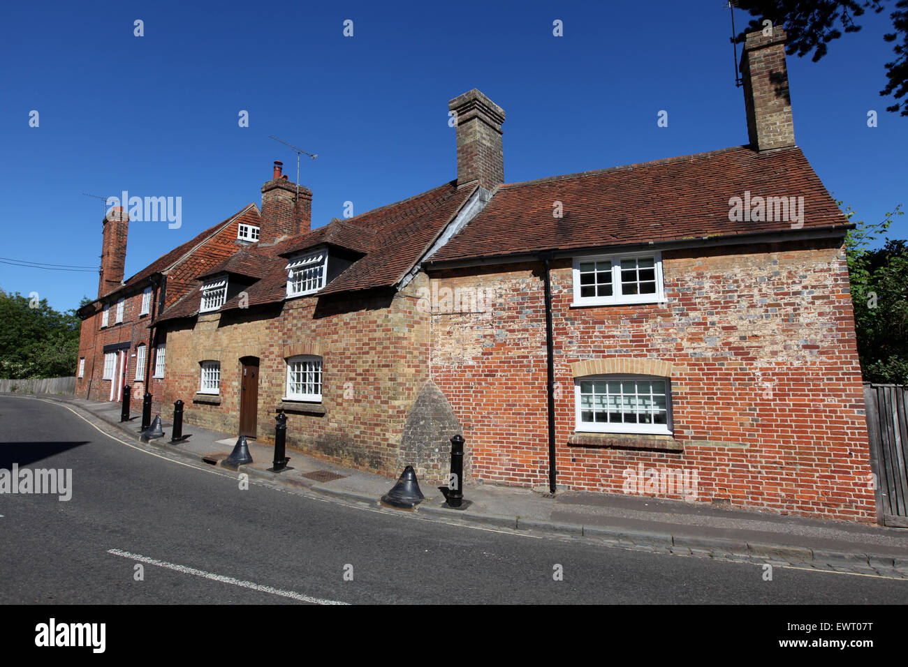 Tradition houses in Beaulieu Village in the New Forest Hampshire Stock Photo