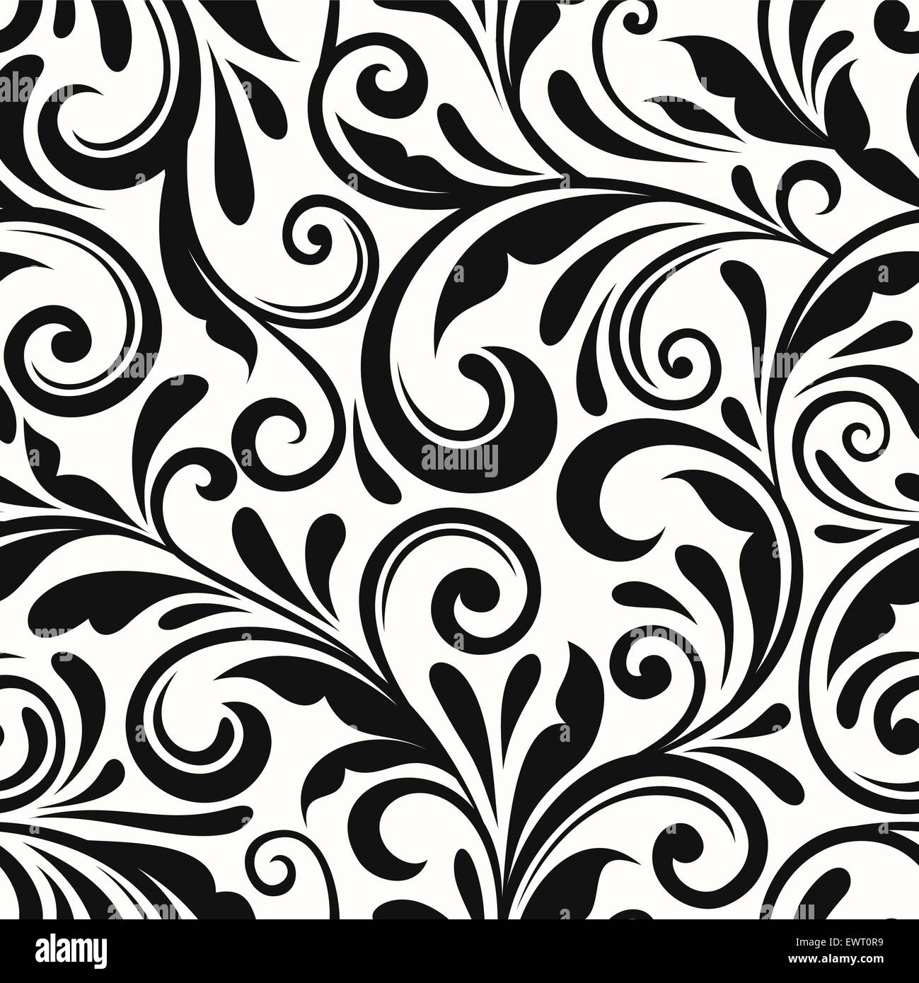 Vintage seamless floral pattern. Vector illustration Stock Vector Image ...