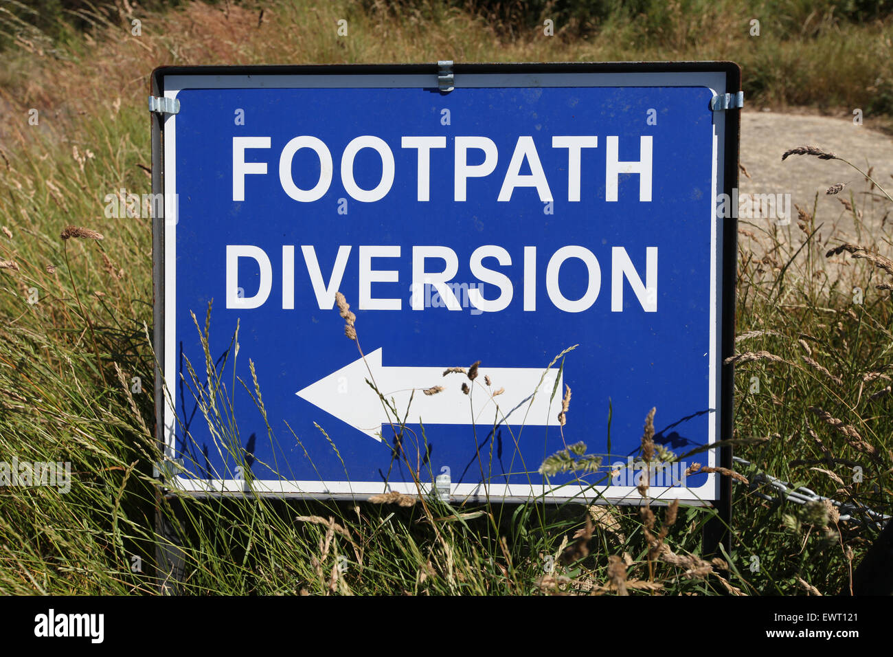 Diversion sign hires stock photography and images Alamy