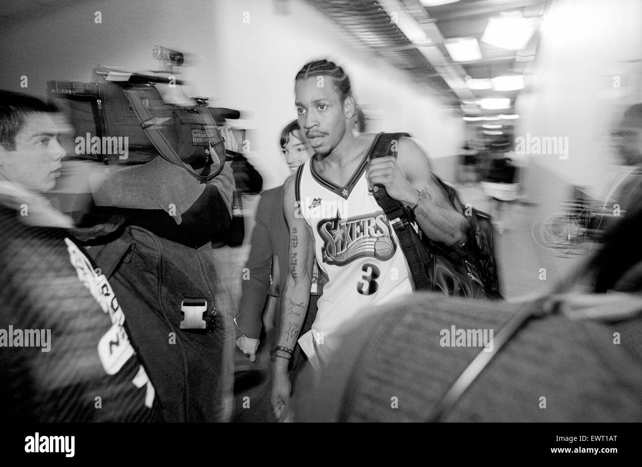 OAKLAND, CA – FEBRUARY 13: The NBA All-Star Game held in Oakland, California on February 13, 2000. Stock Photo