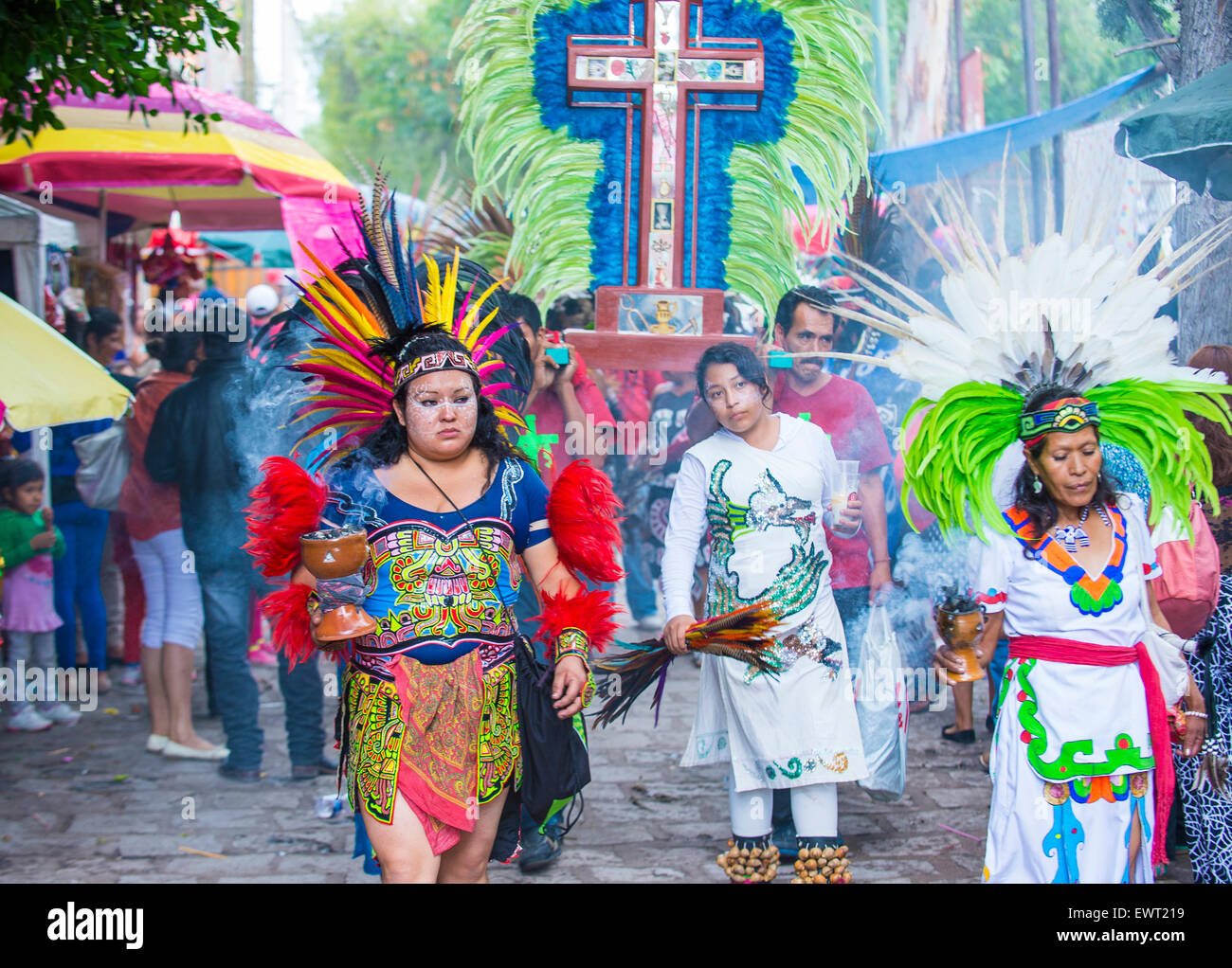 participants at the festival of Valle del Maiz in San Miguel de Allende