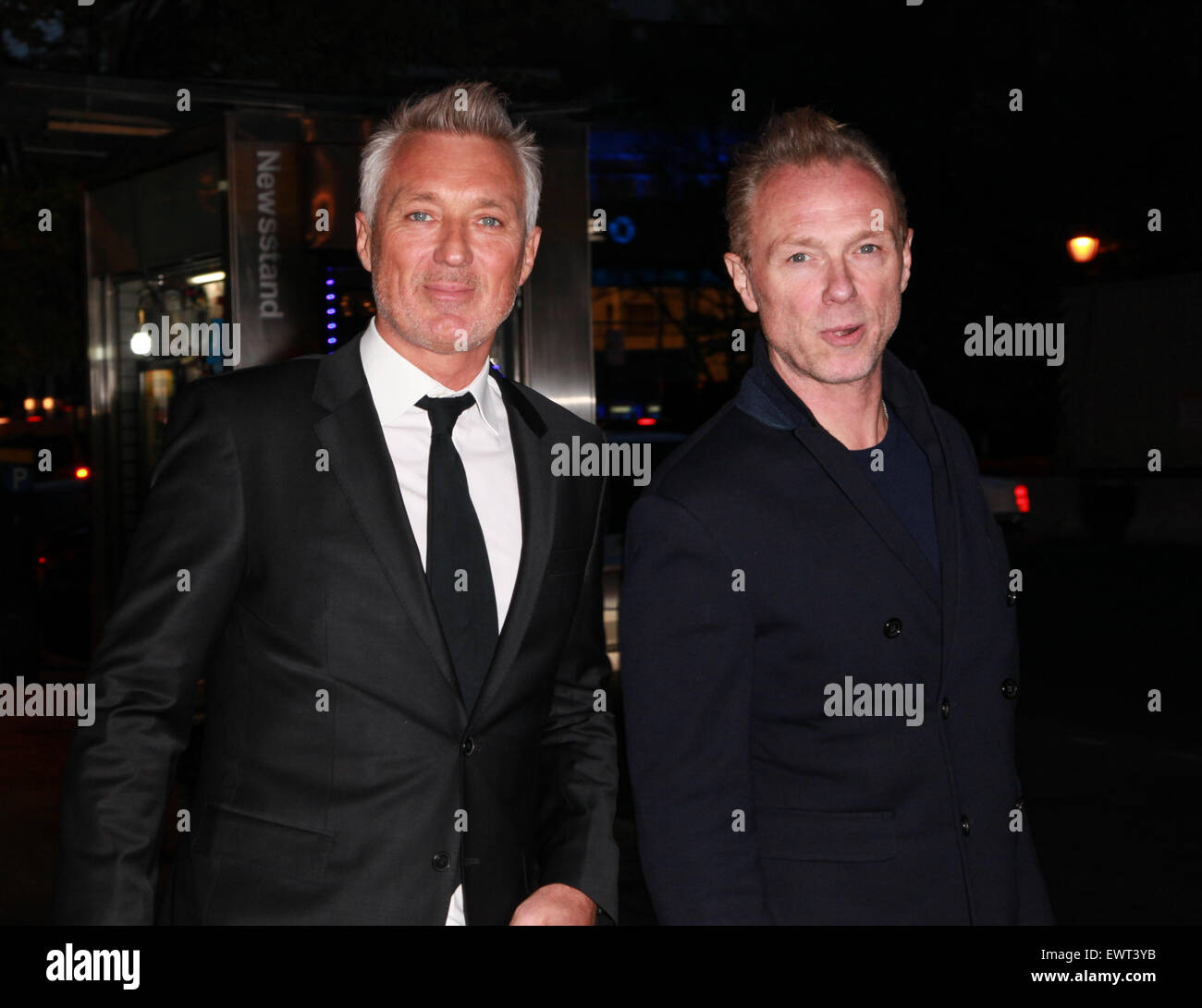 Premiere of Spandau Ballet's 'Soul Boys of the Western World' at the IFC Center  Featuring: Gary Kemp, Martin Kemp Where: New York, New York, United States When: 29 Apr 2015 Stock Photo