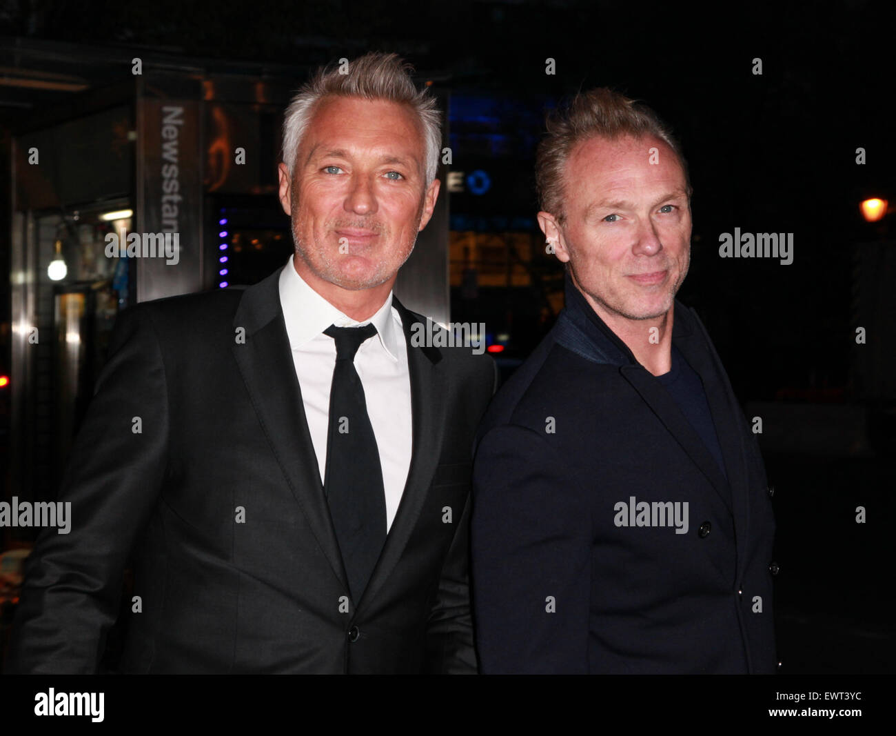 Premiere of Spandau Ballet's 'Soul Boys of the Western World' at the IFC Center  Featuring: Gary Kemp, Martin Kemp Where: New York, New York, United States When: 29 Apr 2015 Stock Photo