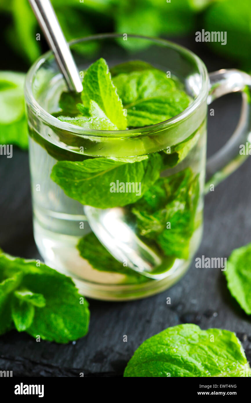 Mint tea Stock Photo