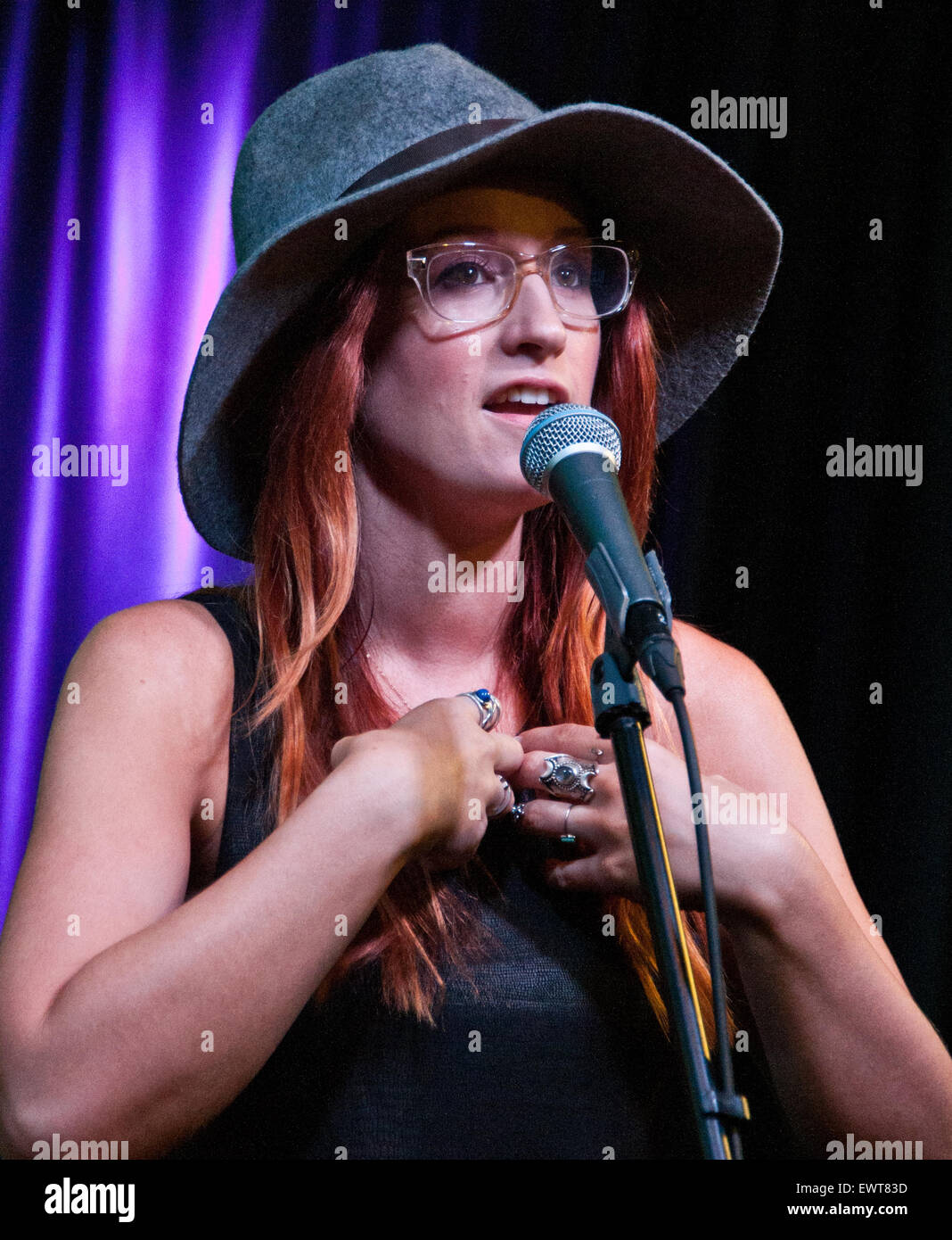 Bala Cynwyd, Pennsylvania, USA. 30th June, 2015. American Singer-Songwriter Ingrid Michaelson Performs at Mix106's Performance Theatre on June 30, 2015 in Bala Cynwyd, Pennsylvania, United States. Credit:  Paul Froggatt/Alamy Live News Stock Photo