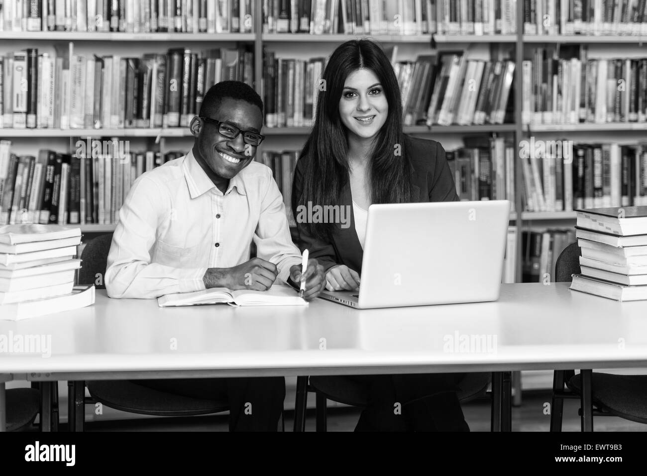 Studying learning Black and White Stock Photos & Images - Alamy