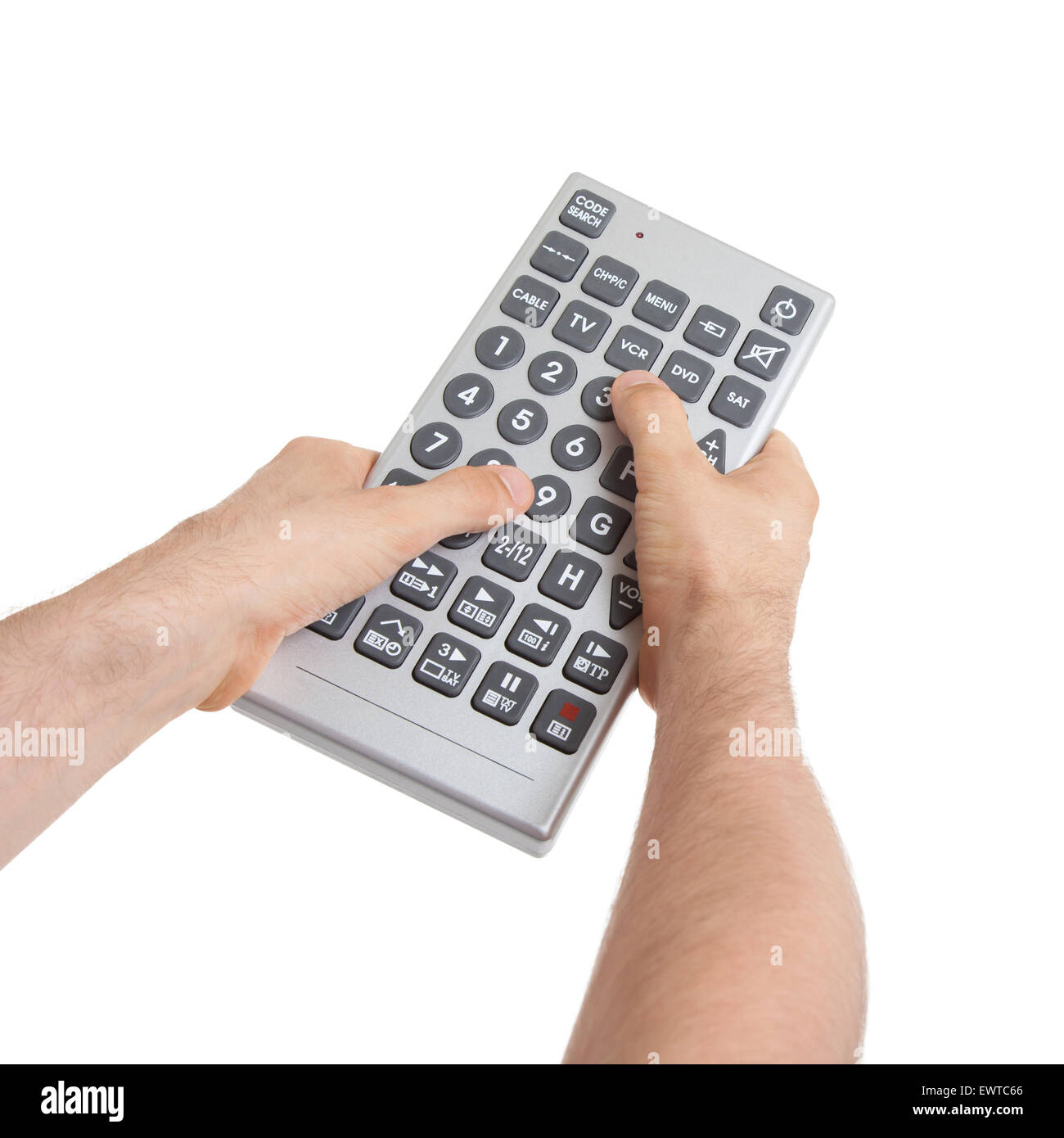 Using Weird Remote Media conceptual image - Unusual large remote control, isolated on ...
