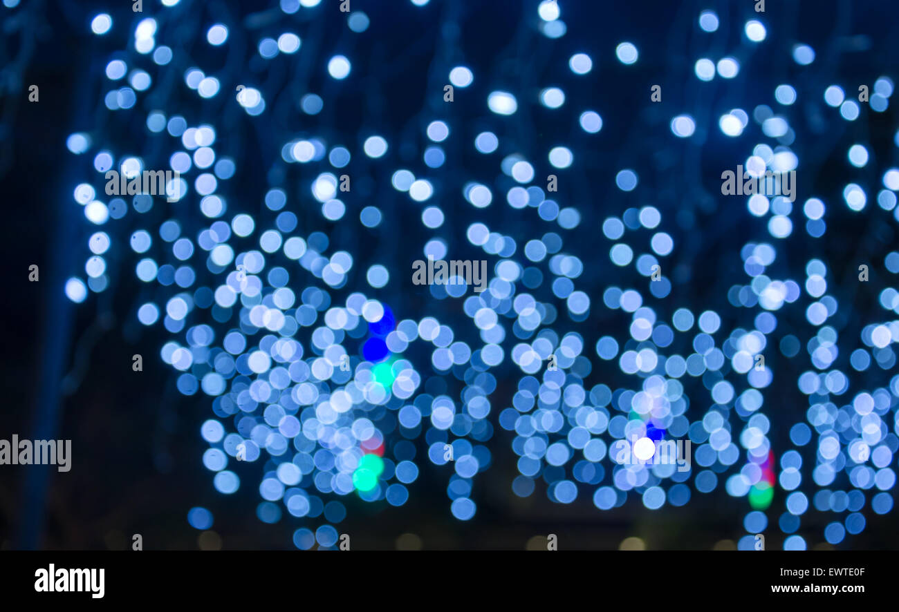 Blue bokeh abstract light backgrounds Stock Photo - Alamy