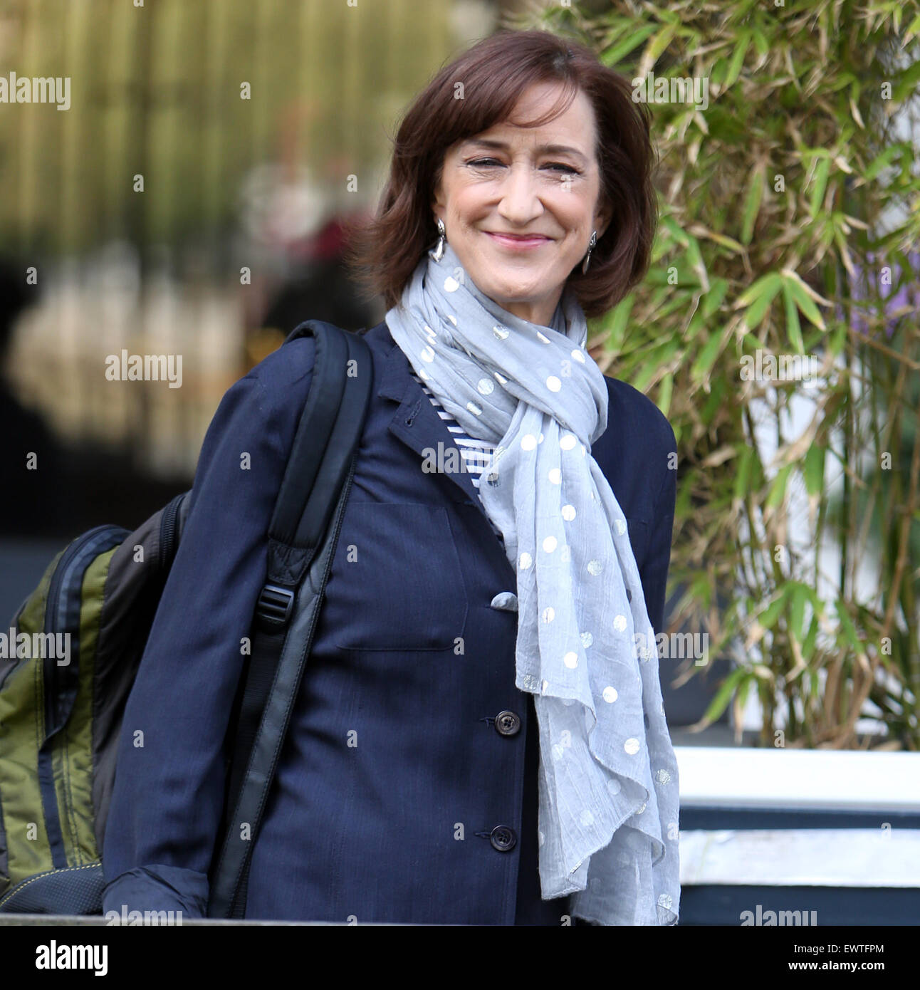 Haydn Gwynne outside the ITV Studios Featuring Haydn Gwynne Where