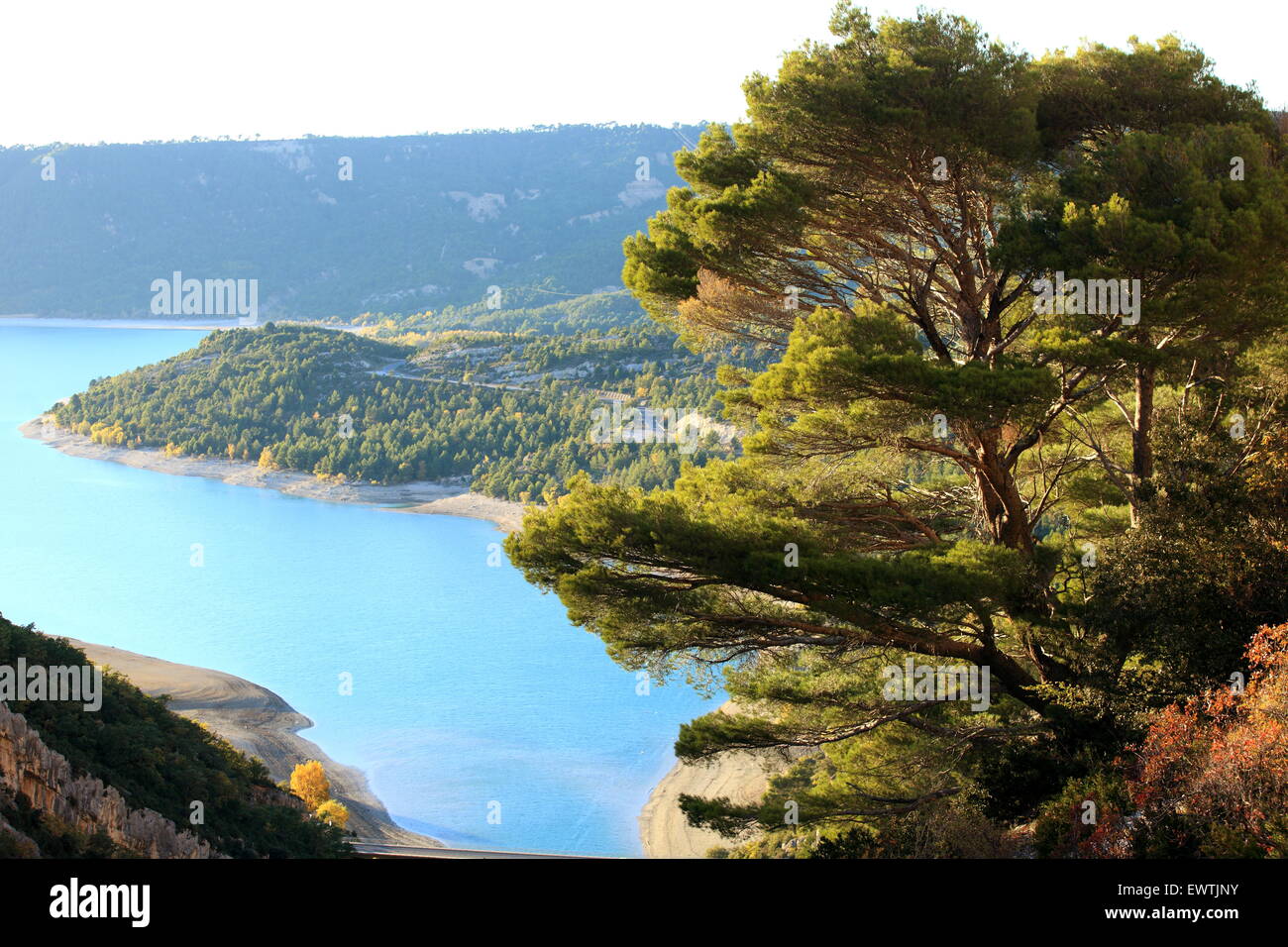 The Sainte Croix lake in Provence Stock Photo Alamy