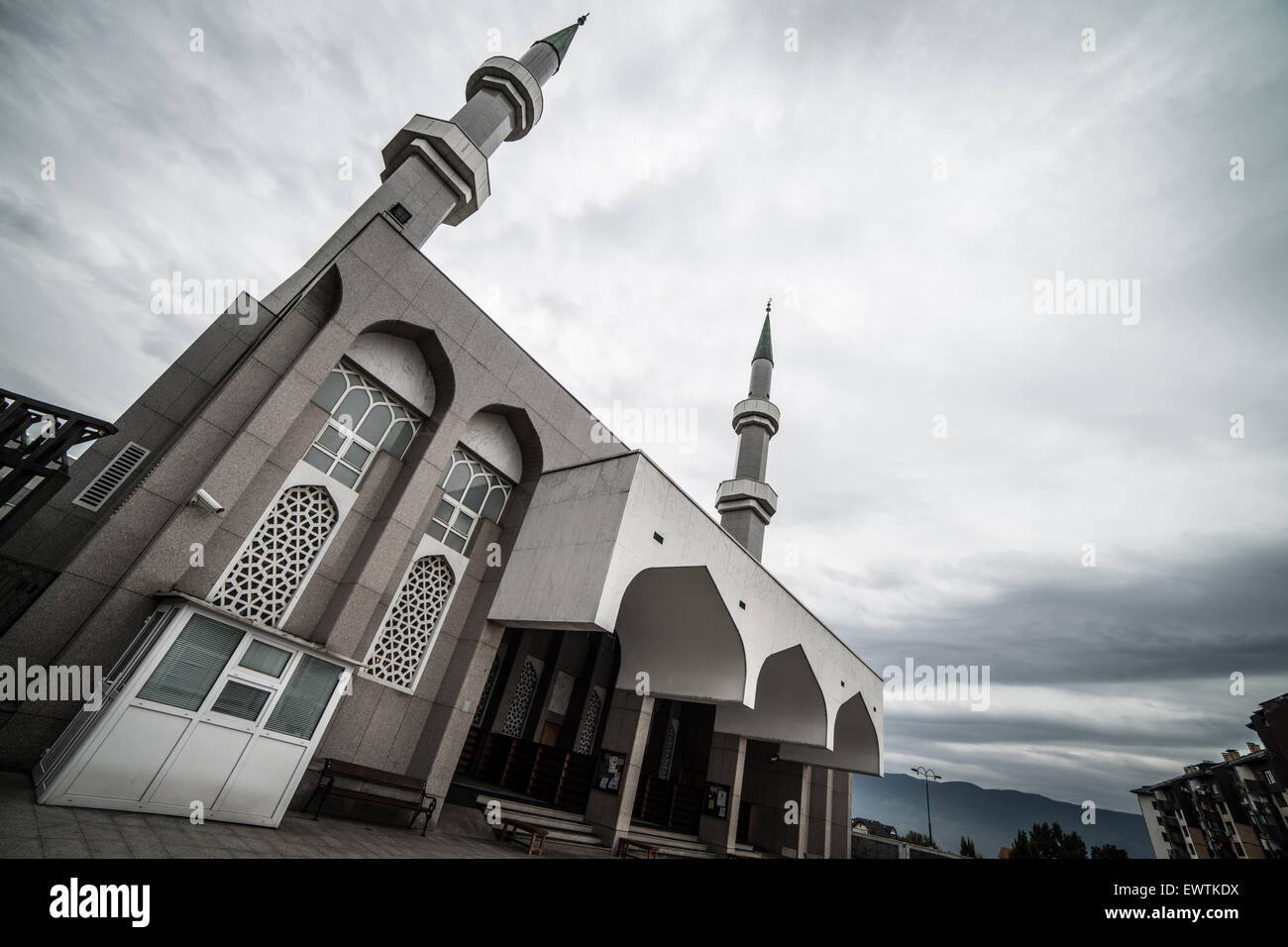 Mosque Abdullah bin Abdulaziz Al Saud Stock Photo