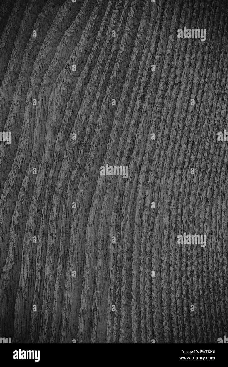 black abstract background or wood grain pattern furniture texture Stock Photo