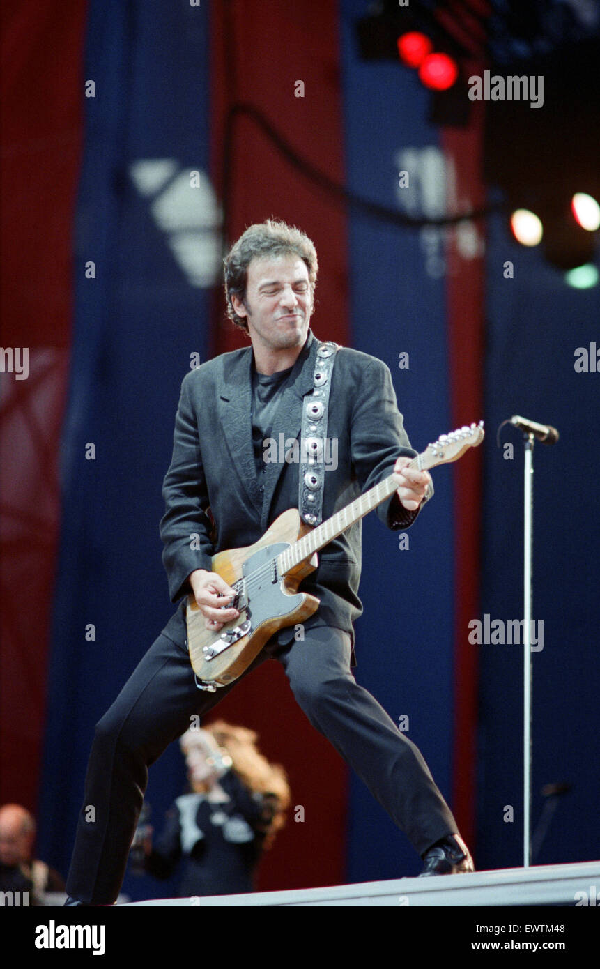 Bruce Springsteen, in concert on his Tunnel of Love Express Tour