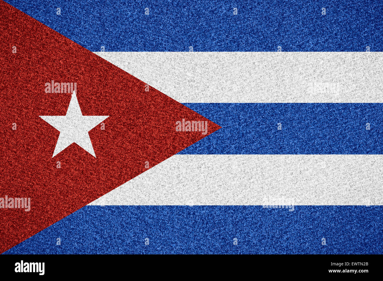 flag Cuba or Cuban symbol  on abstract background Stock Photo
