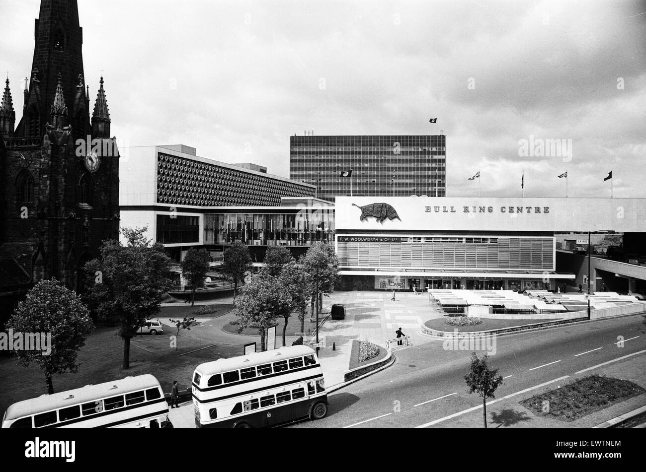 Bull Ring Shopping Centre, Birmingham, 10th June 1964 Stock Photo Alamy