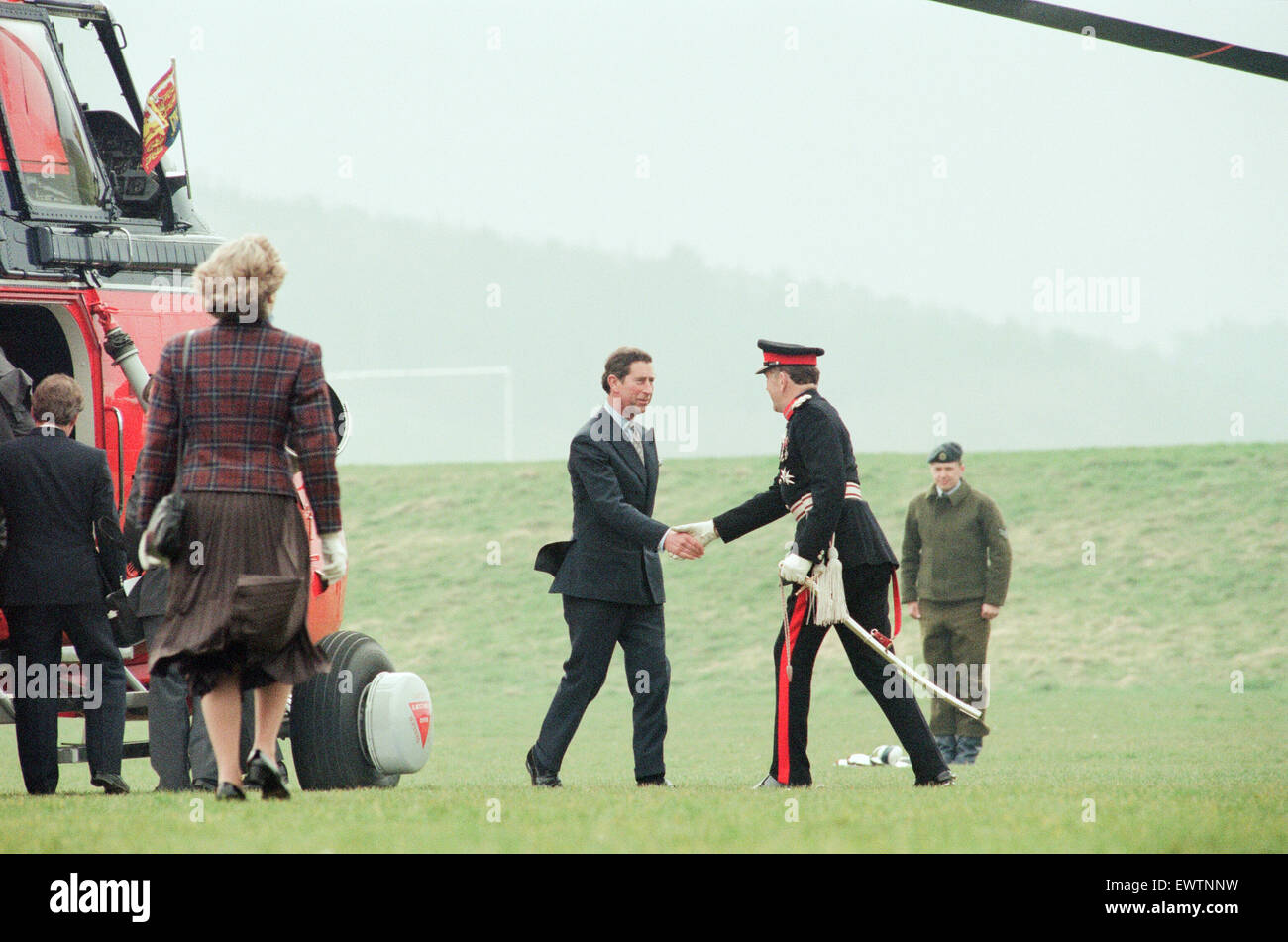Prince Charles visits Rosecroft Secondary School, Loftus, SaltburnBy