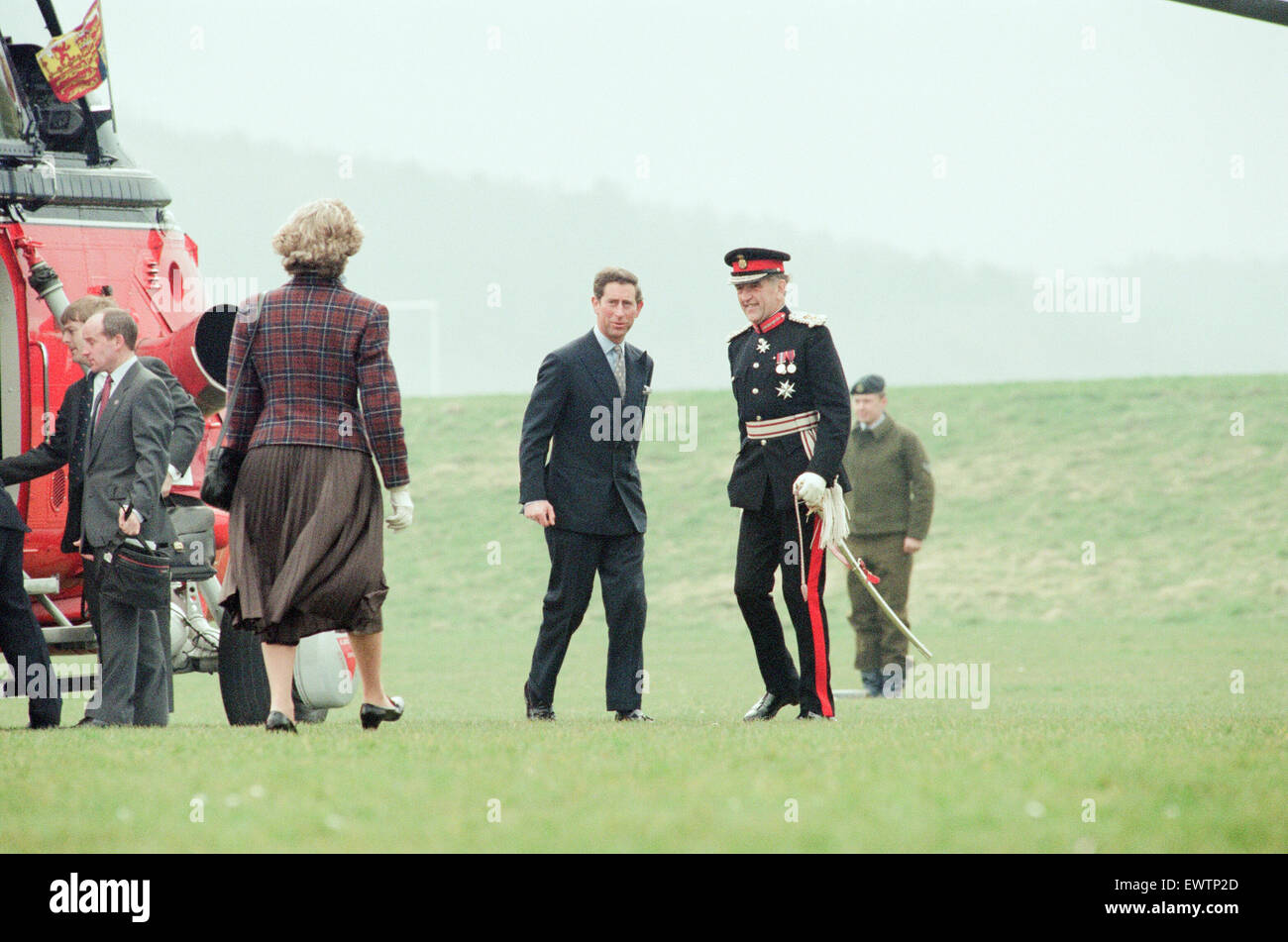 Prince Charles visits Rosecroft Secondary School, Loftus, SaltburnBy