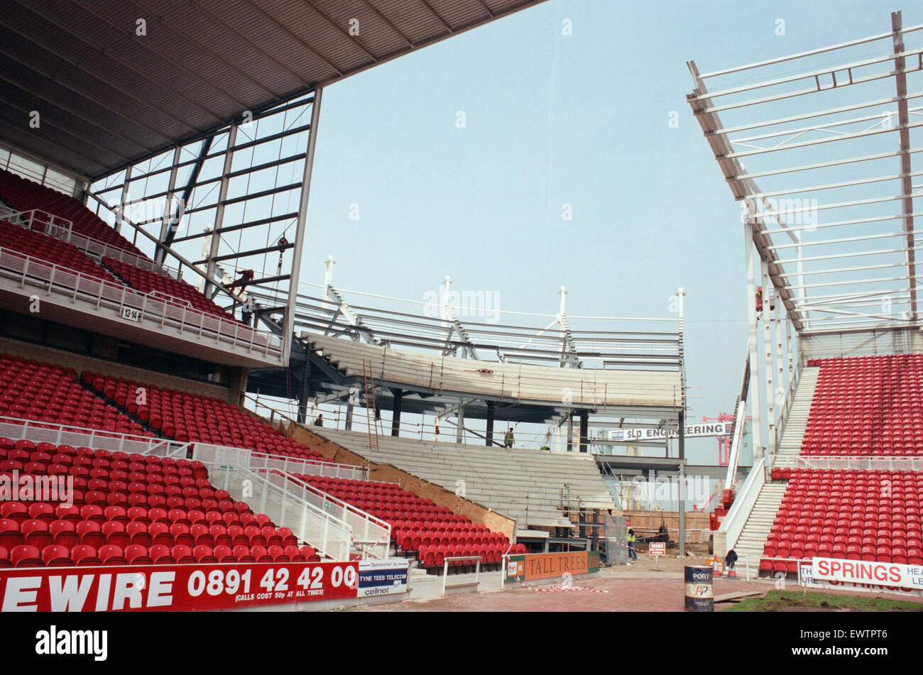 Riverside Football Stadium, the home of Middlesbrough F.C. in