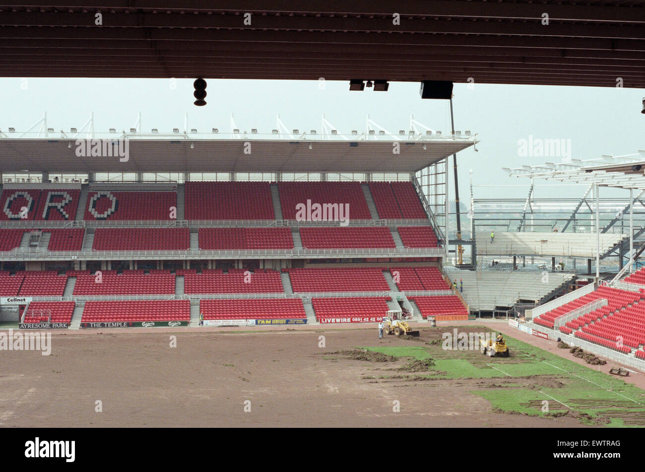 Riverside Football Stadium, the home of Middlesbrough F.C. in