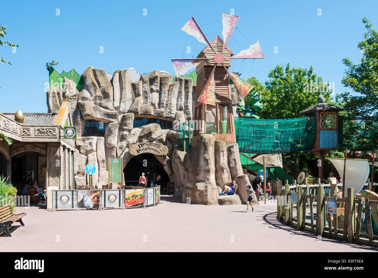 Dragon's Playhouse, Chessington World of Adventures Theme Park, Chessington, Surrey, England, United Kingdom Stock Photo