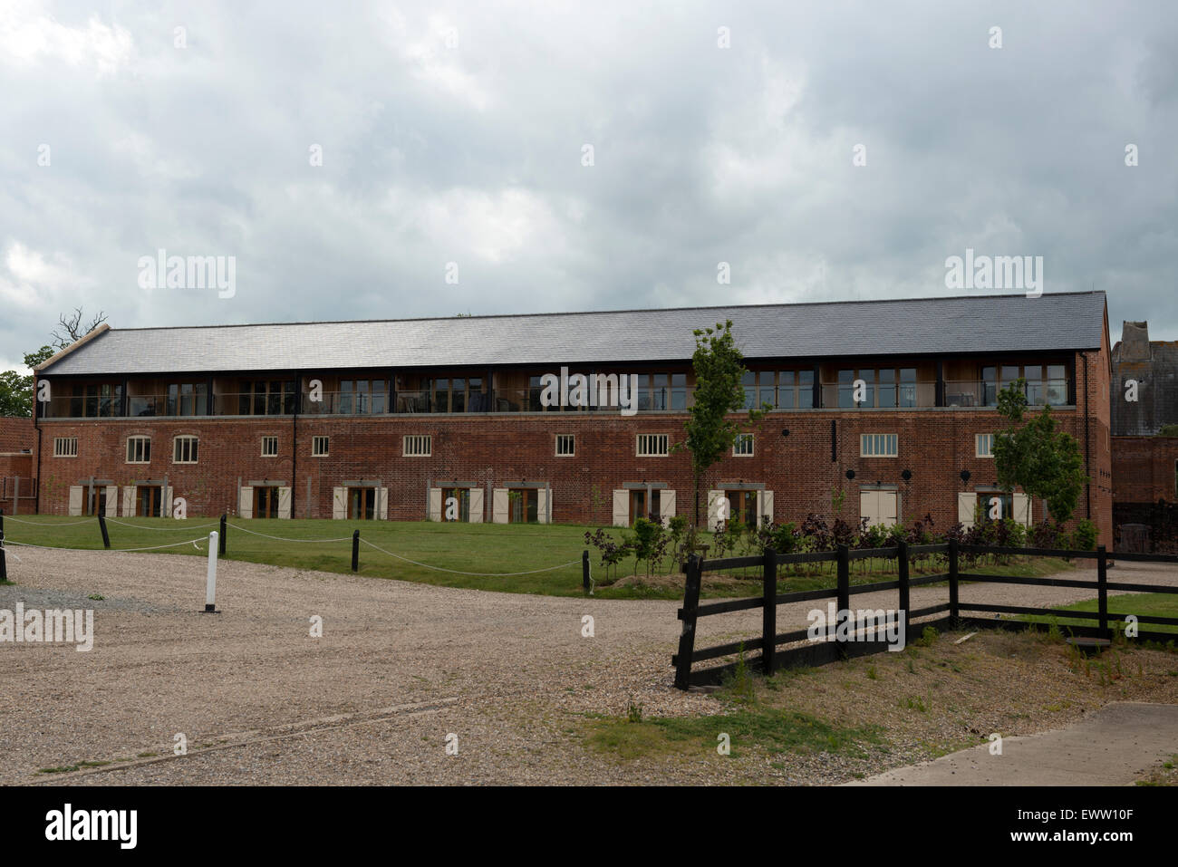 Contemporary homes development, Snape Maltings, Suffolk, UK Stock Photo