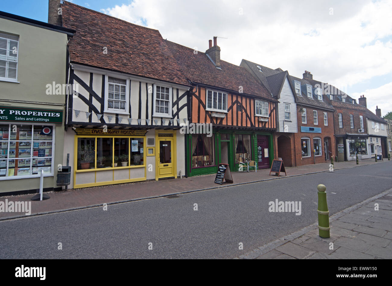 Buntingford high street hertfordshire hires stock photography and