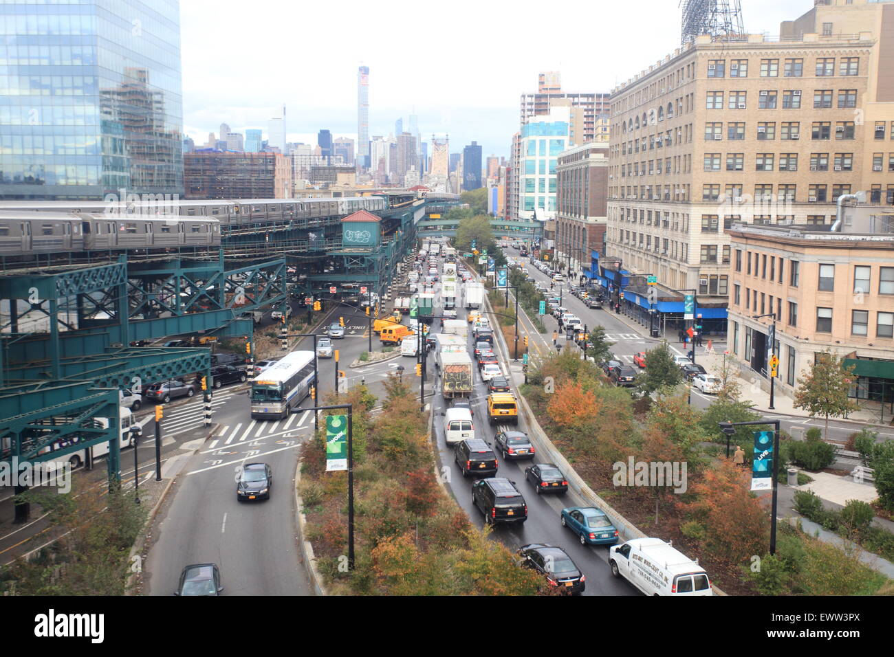 Traffic jam new york morning hires stock photography and images Alamy
