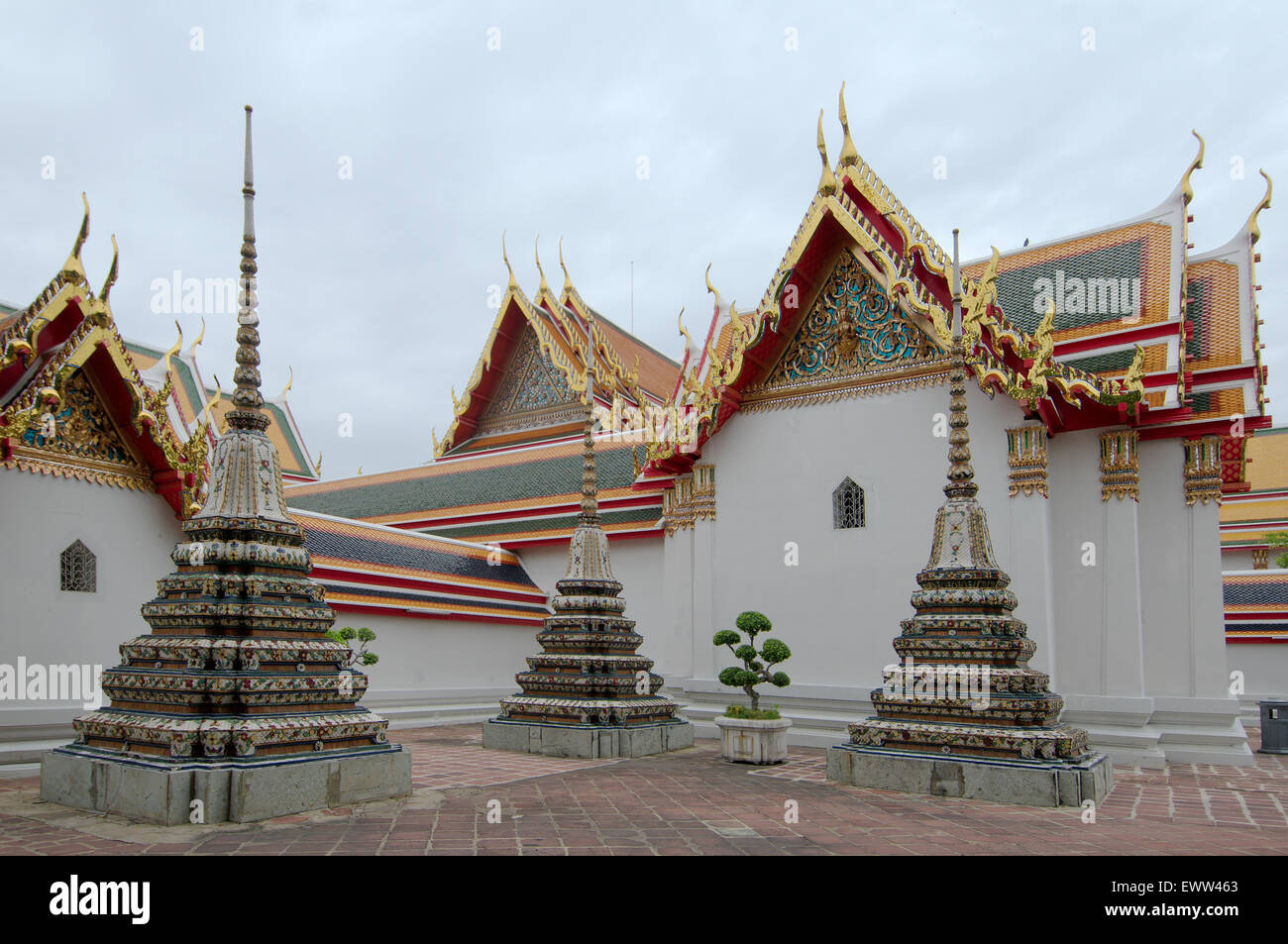 Wat Pho - Temple of the Reclining Buddha Stock Photo - Alamy