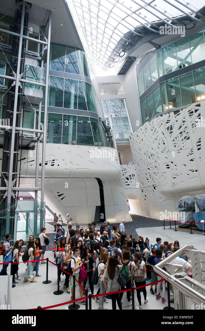 Italy, Milan, Expo 2015 Italy Pavilion interior and exterior ...