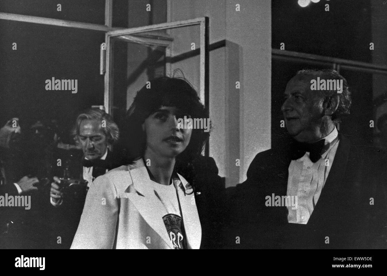 beim Film Festival in Cannes 1974, Frankreich 1970er Jahre. at the