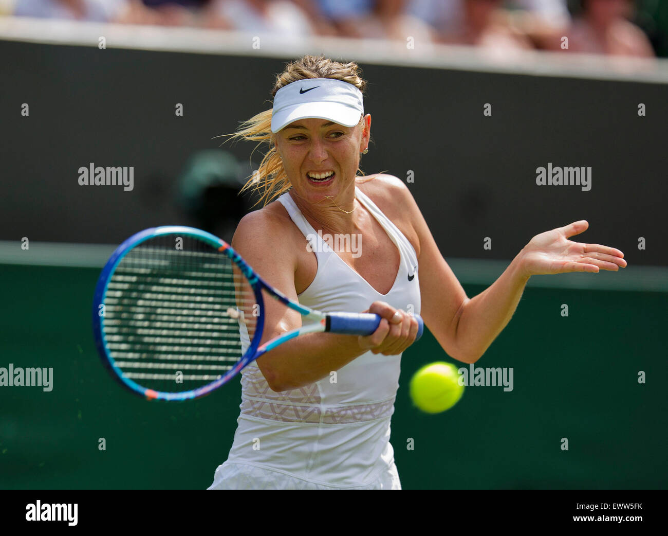 Wimbledon, London, UK. 1st July, 2015. Tennis, Wimbledon, Maria ...