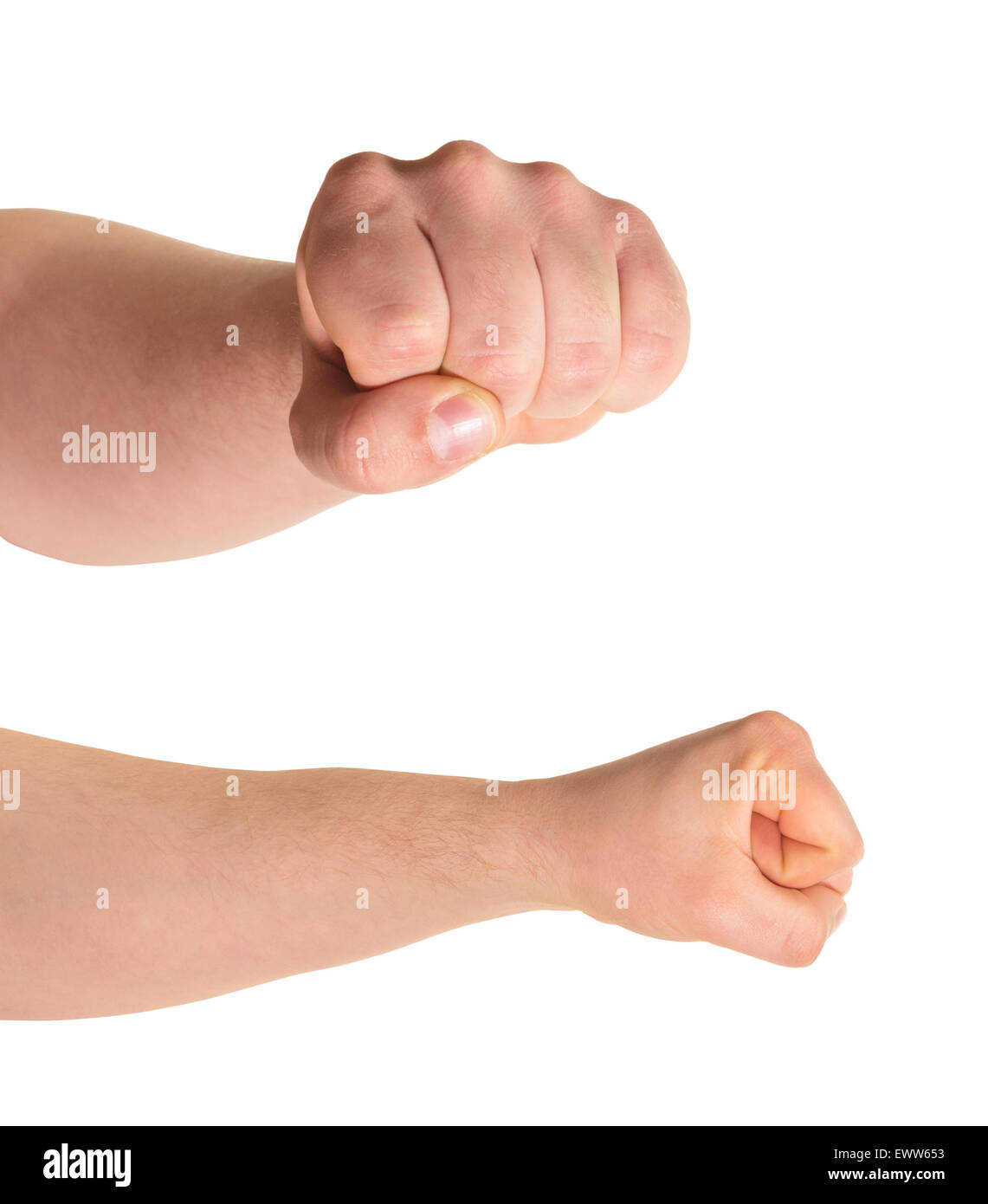 Fist gesture isolated Stock Photo Alamy