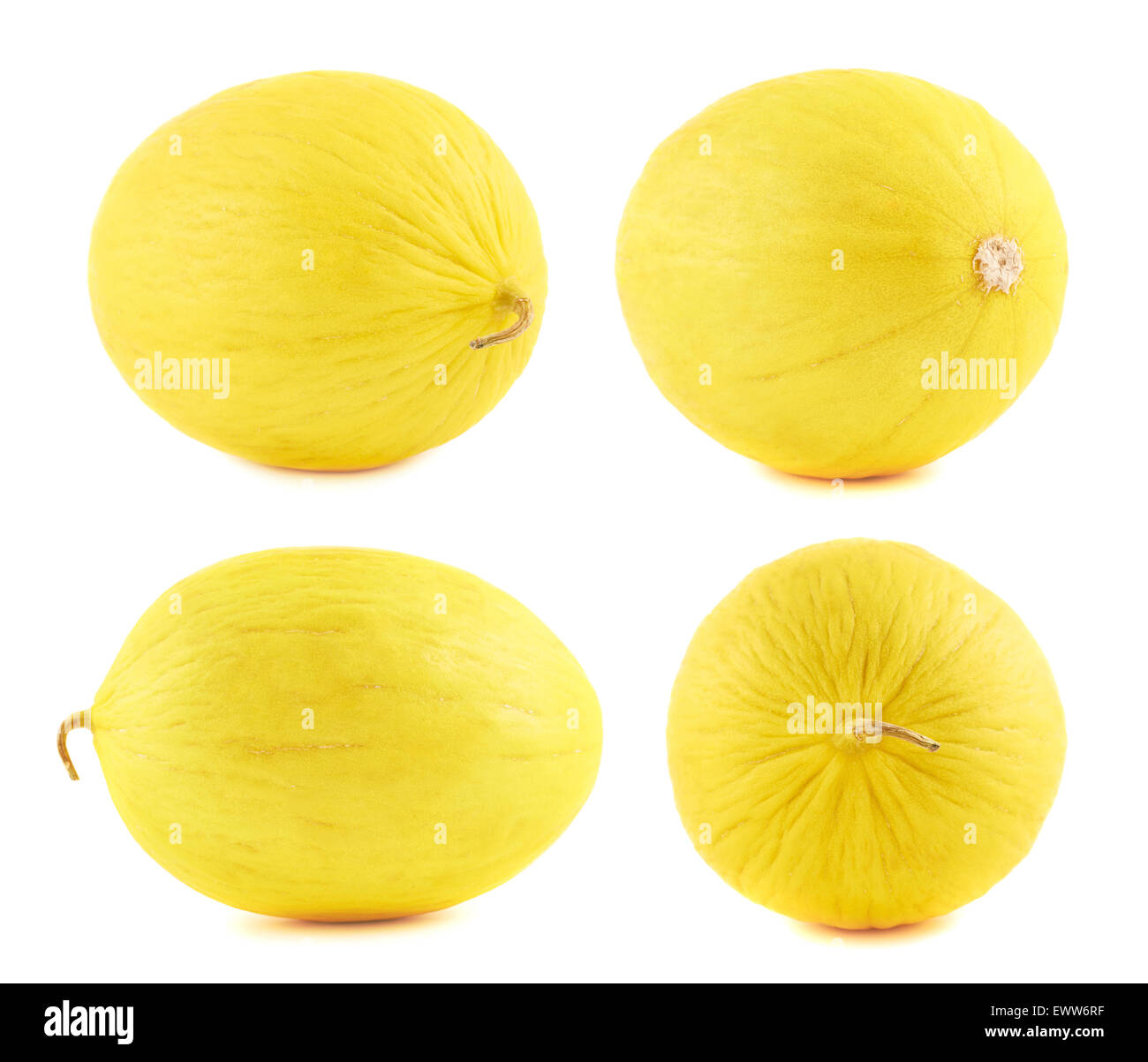 Yellow melon isolated Stock Photo Alamy