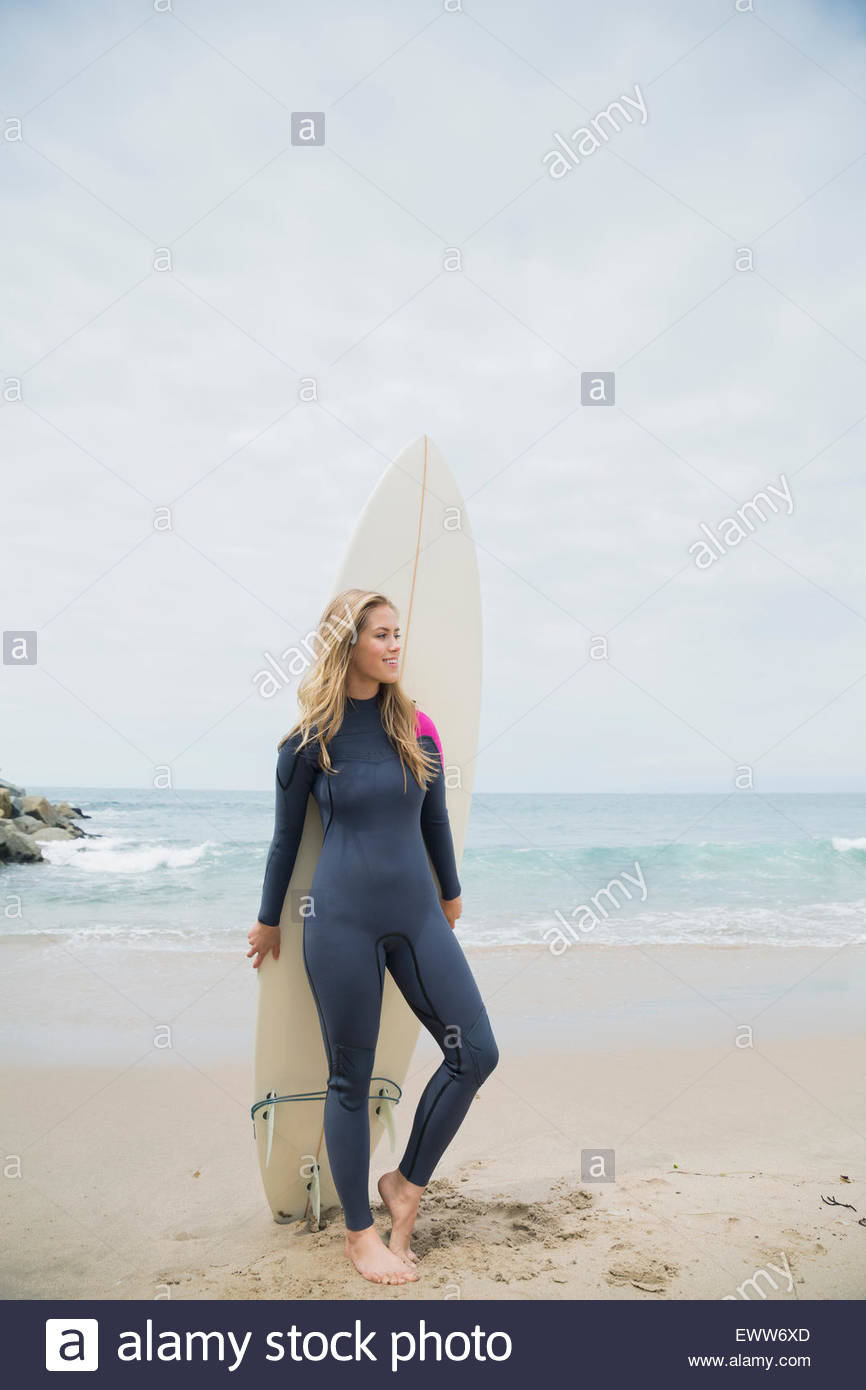 Female surfer surfboard hi-res stock photography and images - Alamy