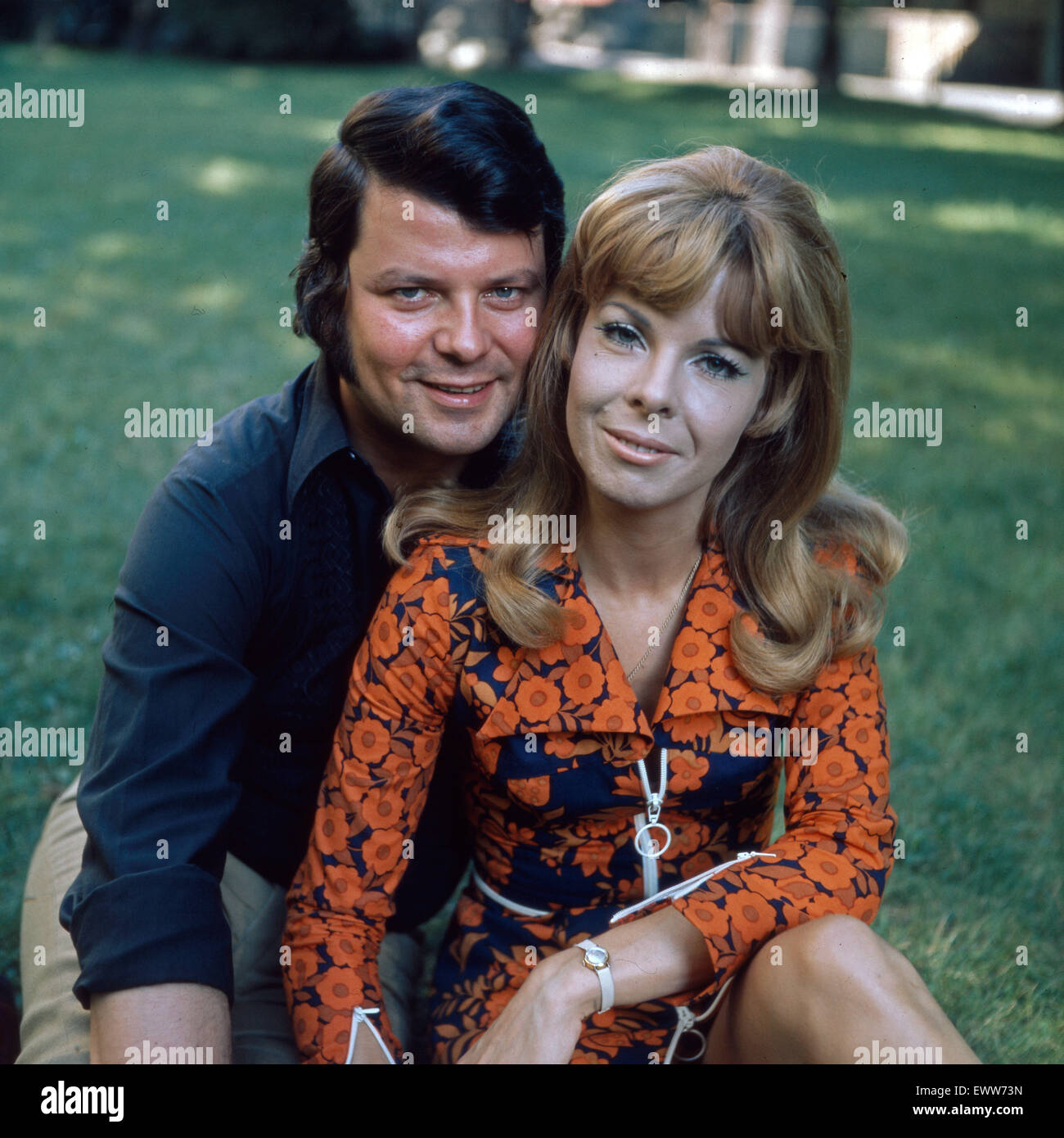 Österreichische Schauspielerin Monika Strauch mit Ehemann Peter Machac ...