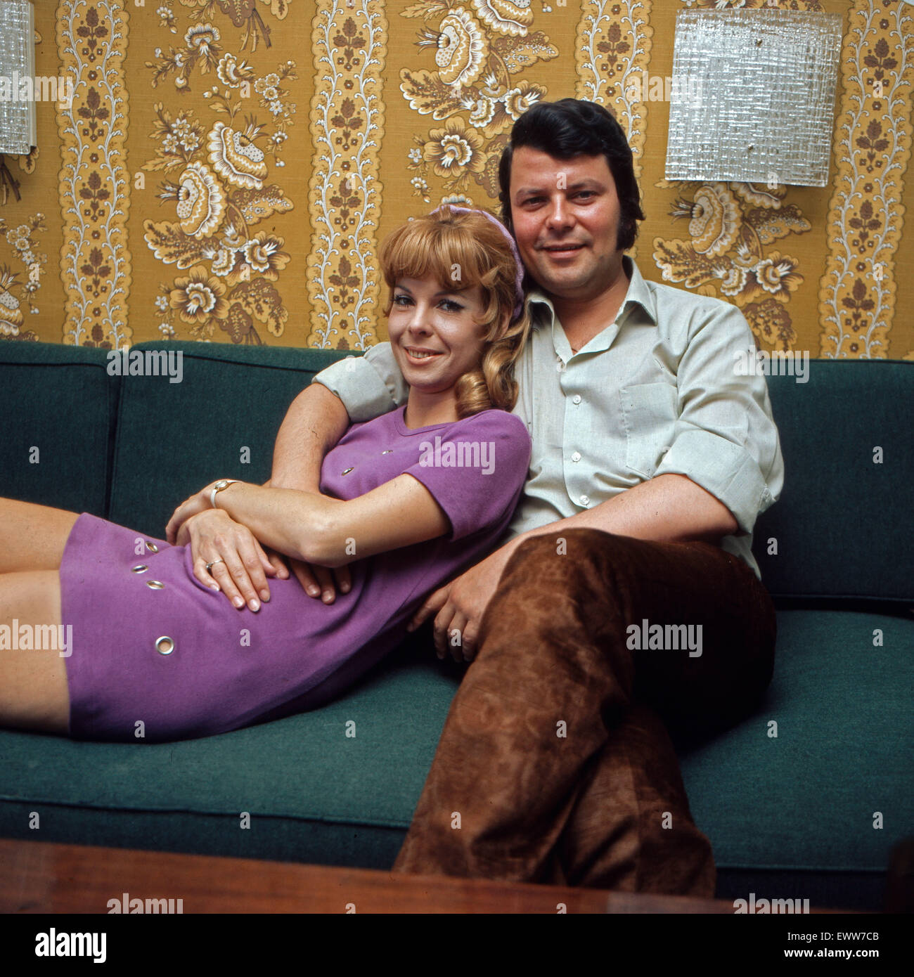 Österreichische Schauspielerin Monika Strauch mit Ehemann Peter Machac ...