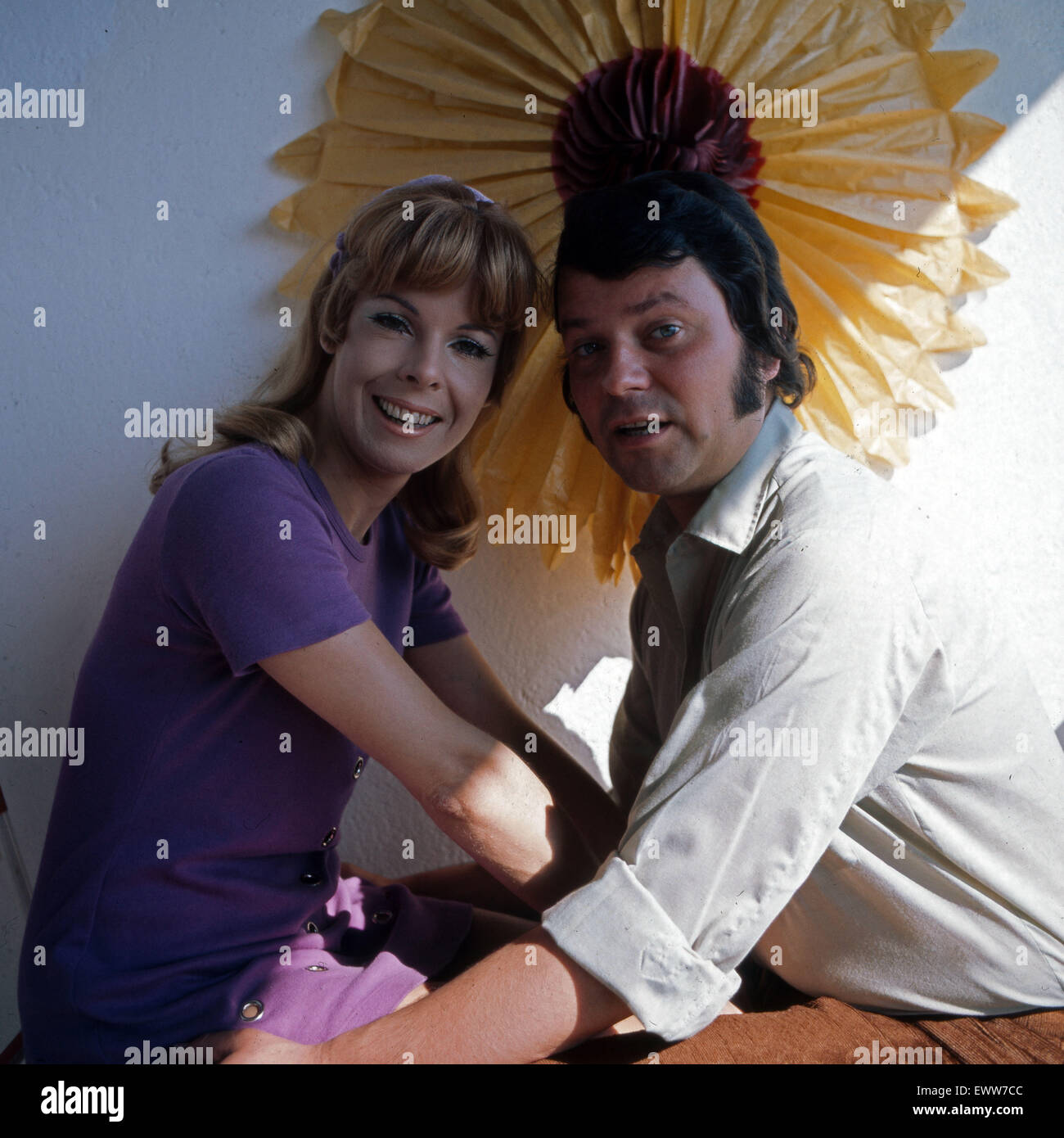 Österreichische Schauspielerin Monika Strauch mit Ehemann Peter Machac ...