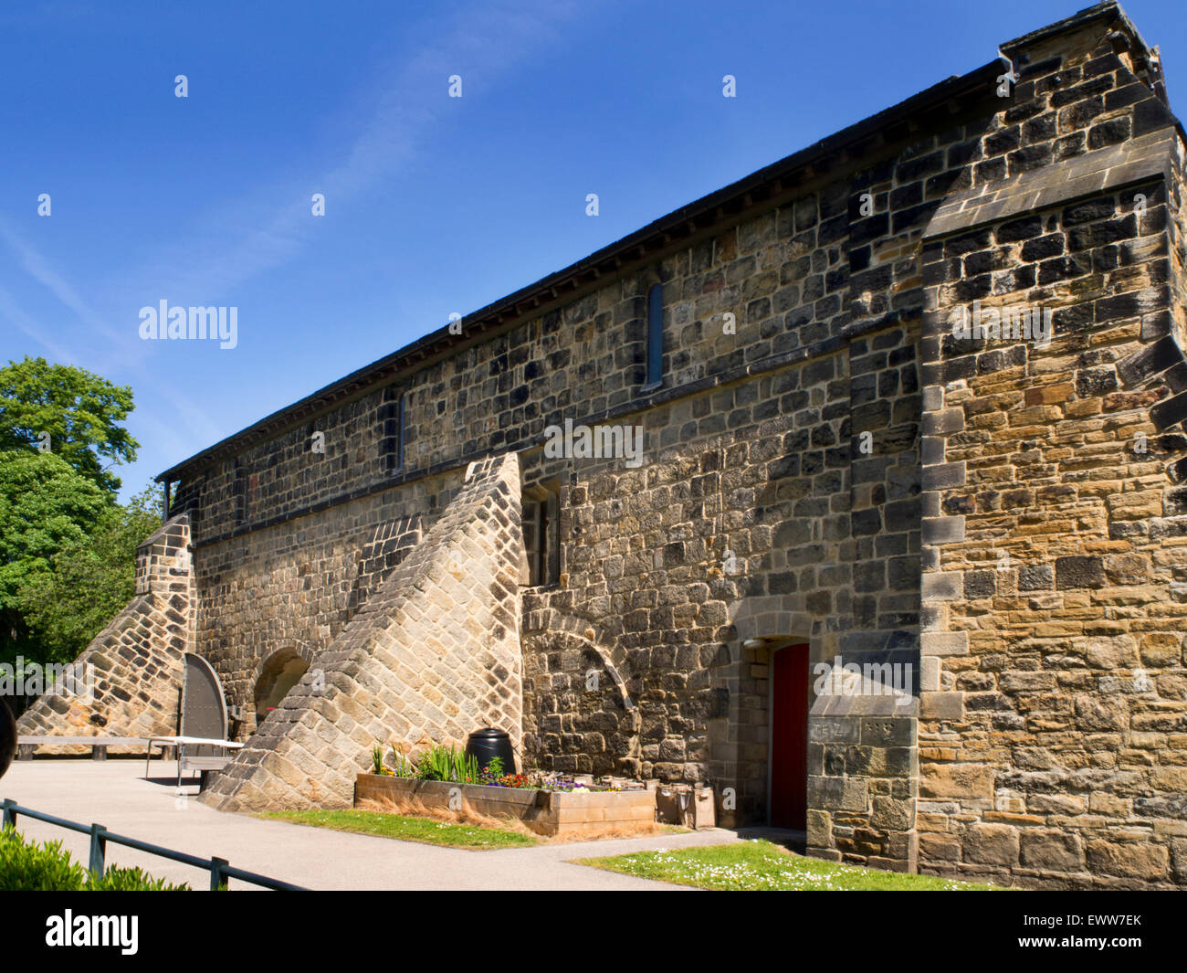 The Visitor Centre at Kirkstall Abbey Kirkstall Leeds West Yorkshire England Stock Photo
