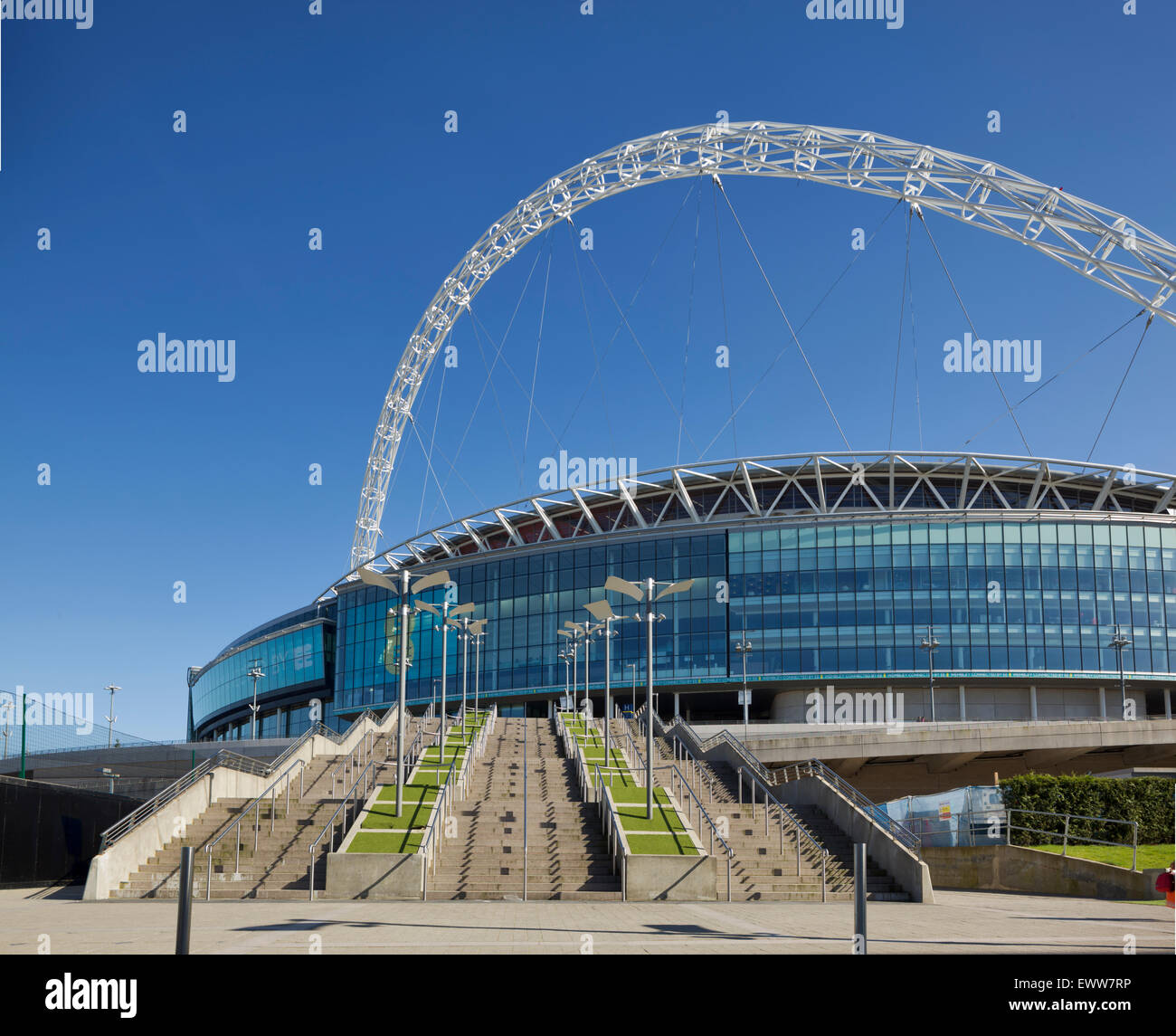 Wembley Stadium Stock Photo