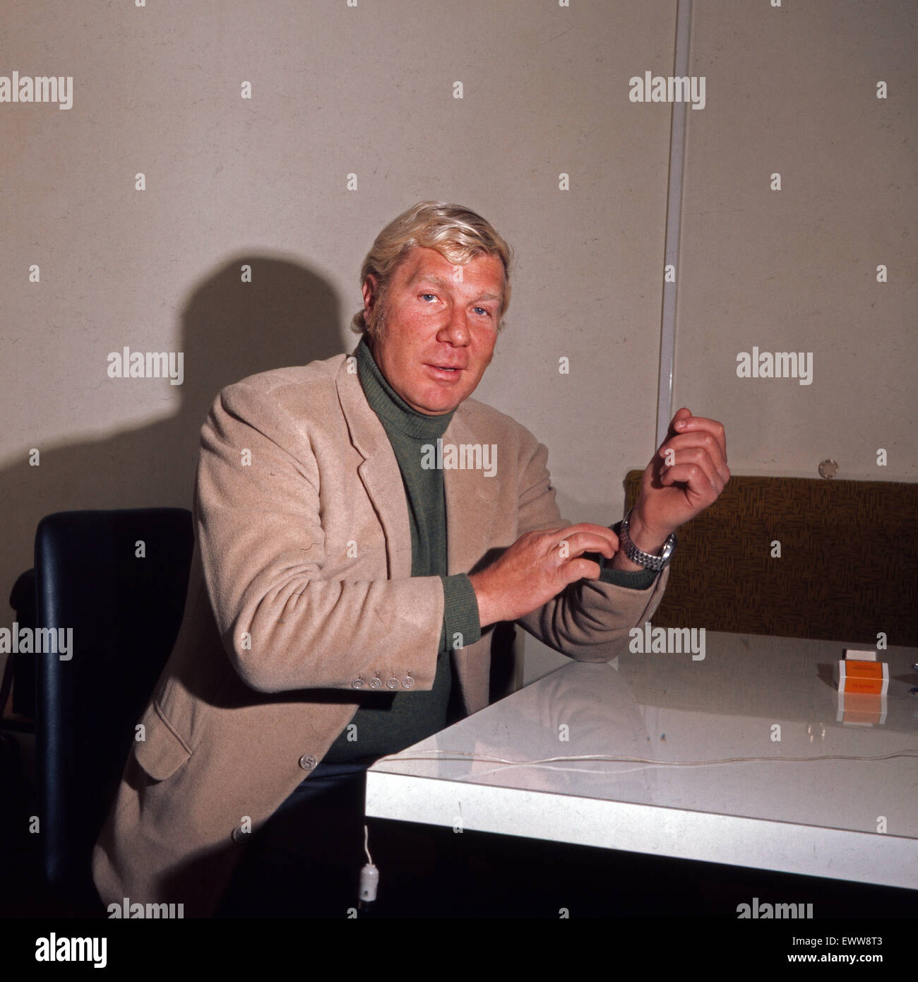 Der deutsche Schauspieler Peter Carsten, Deutschland 1970er Jahre