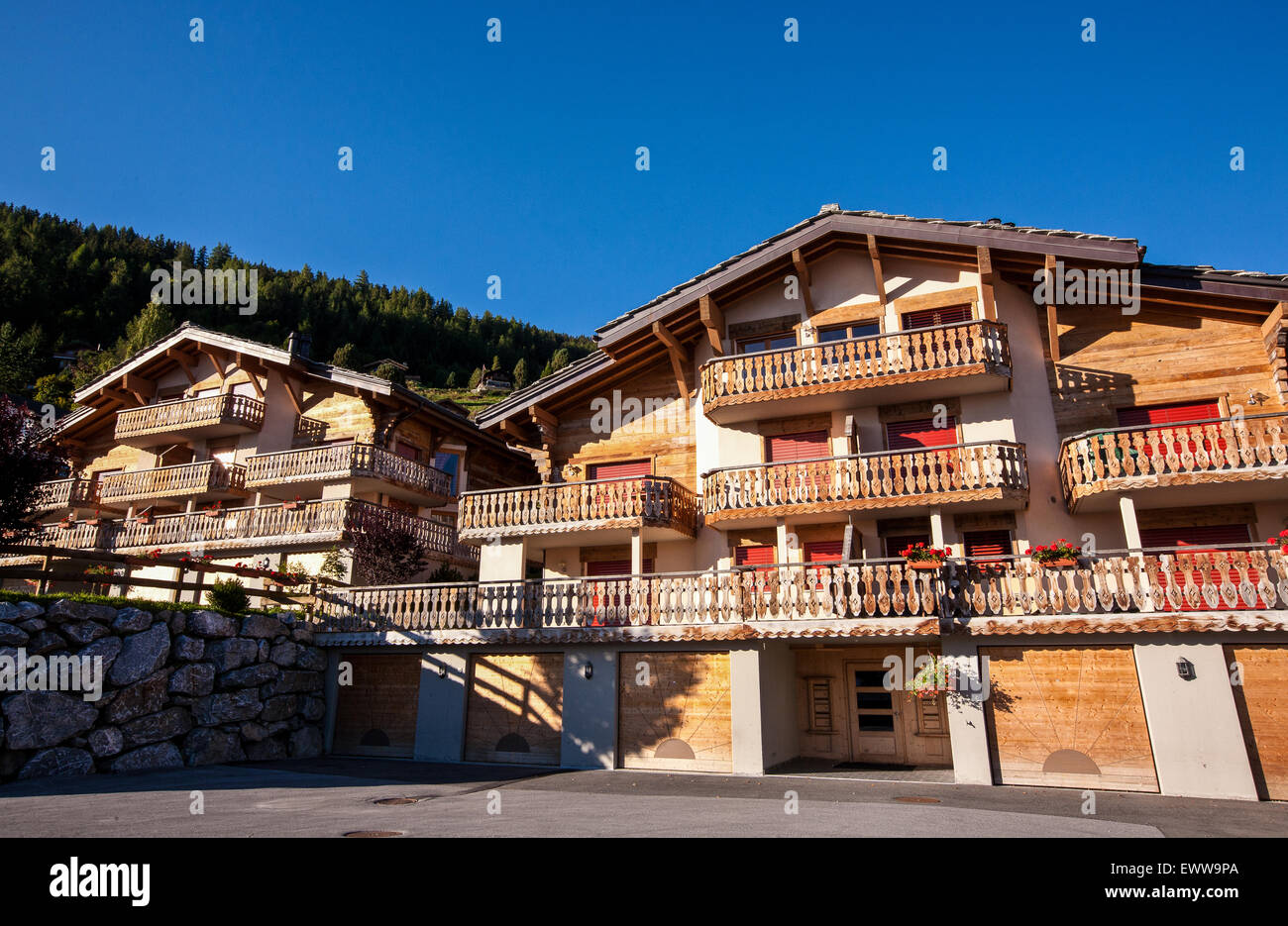 Apartments/ flats, chalets in famous skiing resort of Nendaz (Four Valleys) in Valais region of