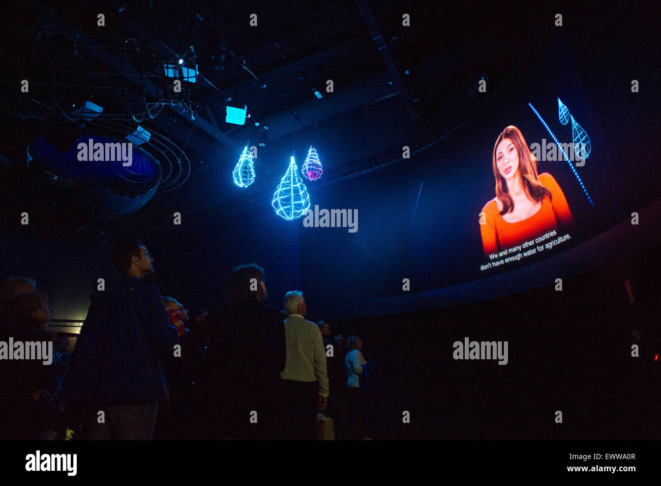Italy, Milan, Expo 2015, Pavilion of Israel, indoor Stock Photo - Alamy