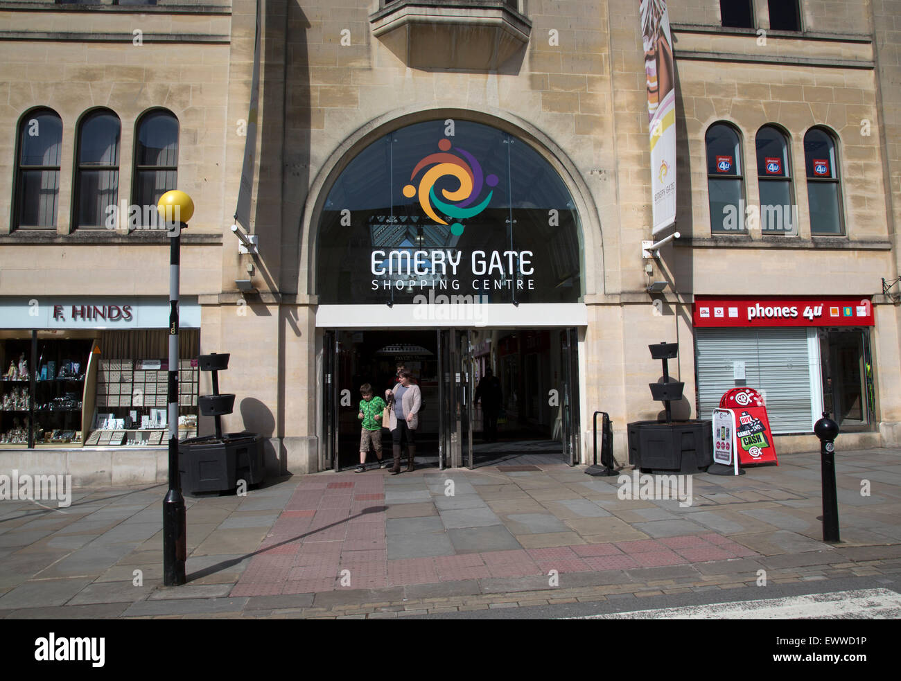 Emery Gate shopping centre in town centre, Chippenham, Wiltshire